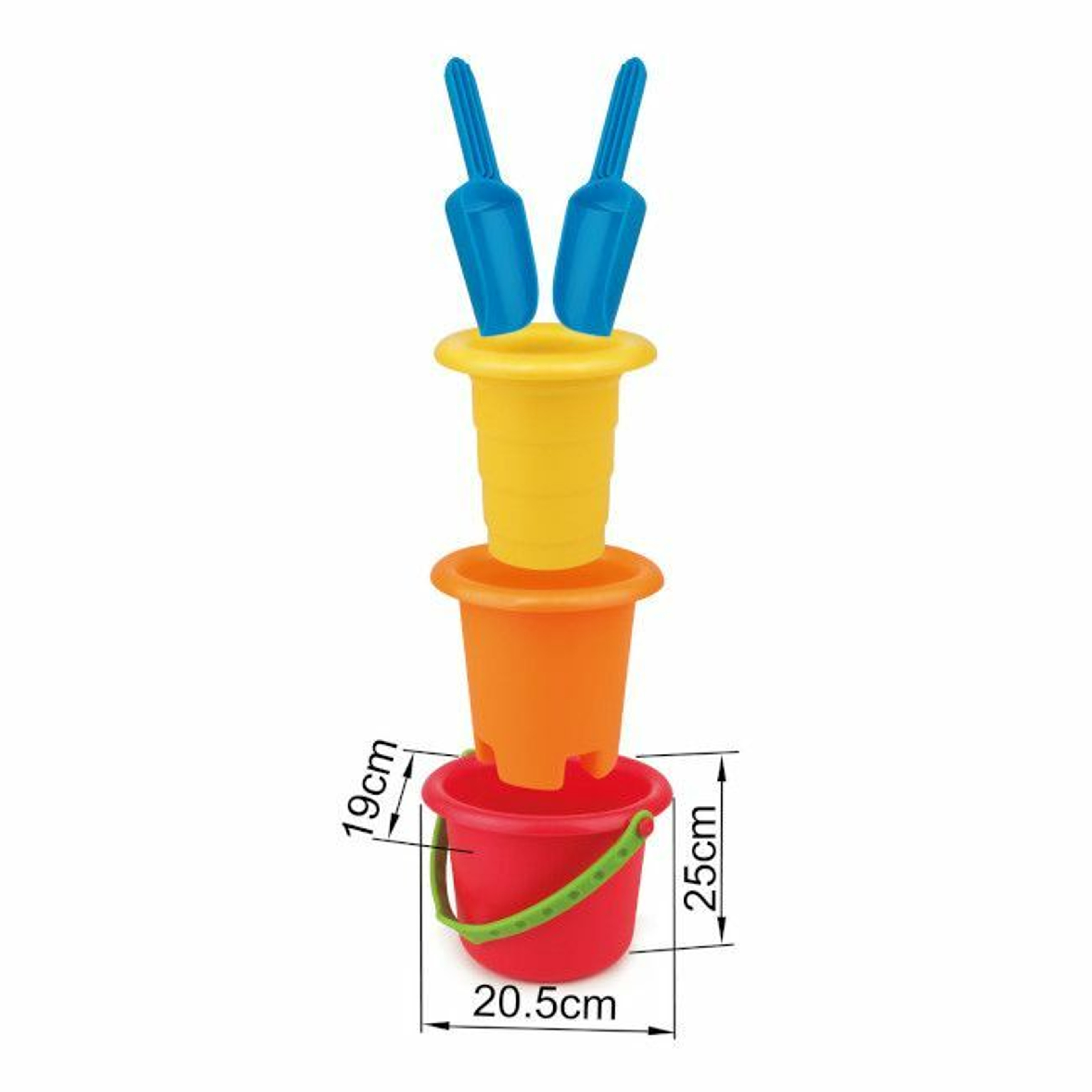 Hape Conjunto de Brinquedos de Praia 5 em 1 +18M E4053