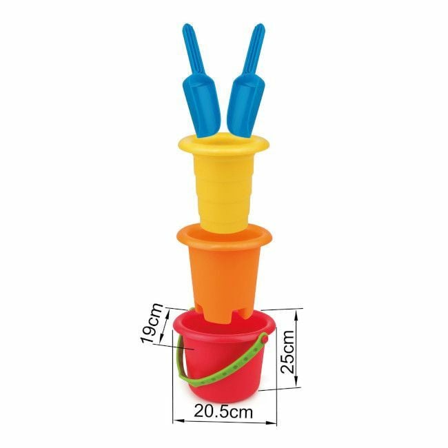 Hape Conjunto de Brinquedos de Praia 5 em 1 +18M E4053