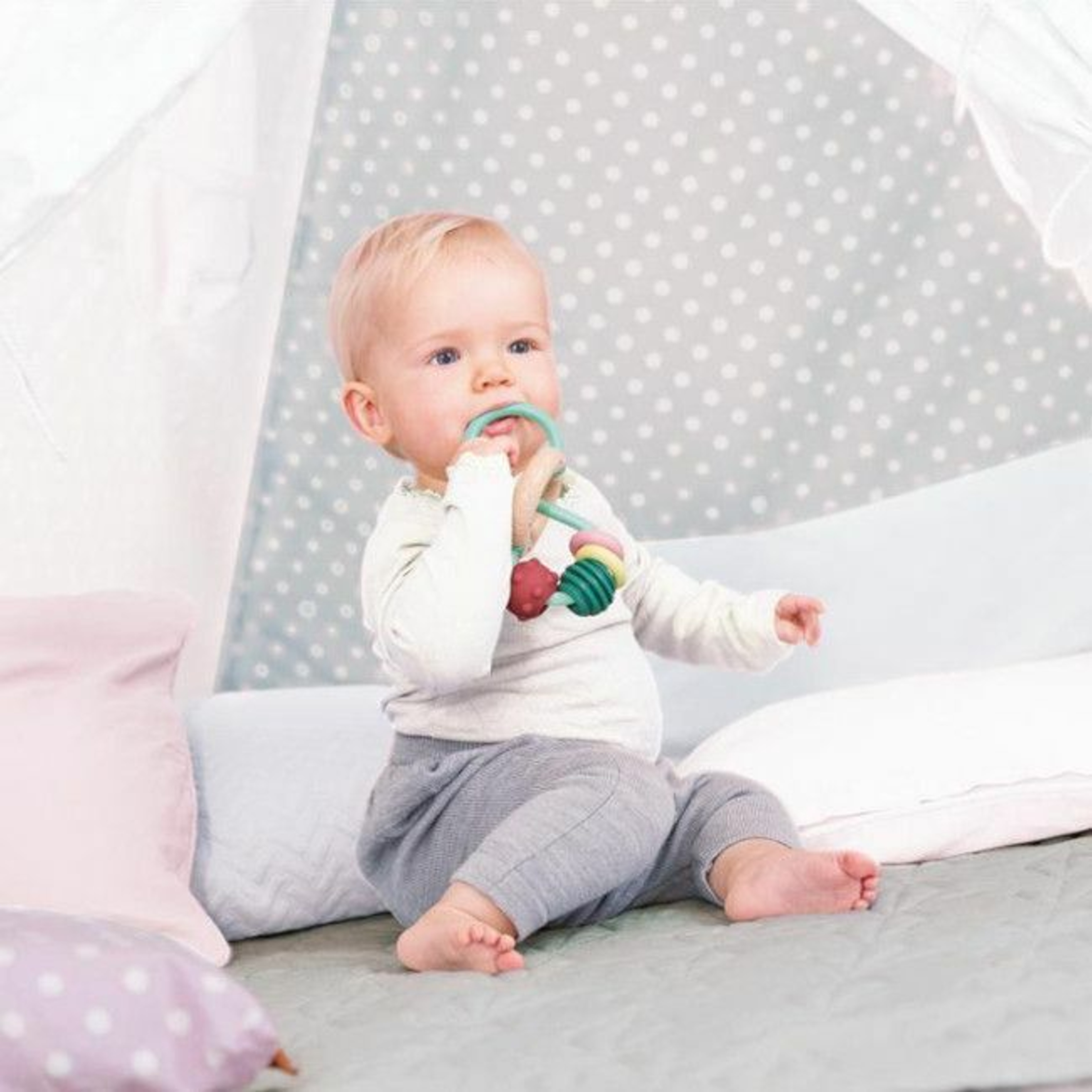 Hape Mordedor Guizo Labirinto com Contas +3M E8501B