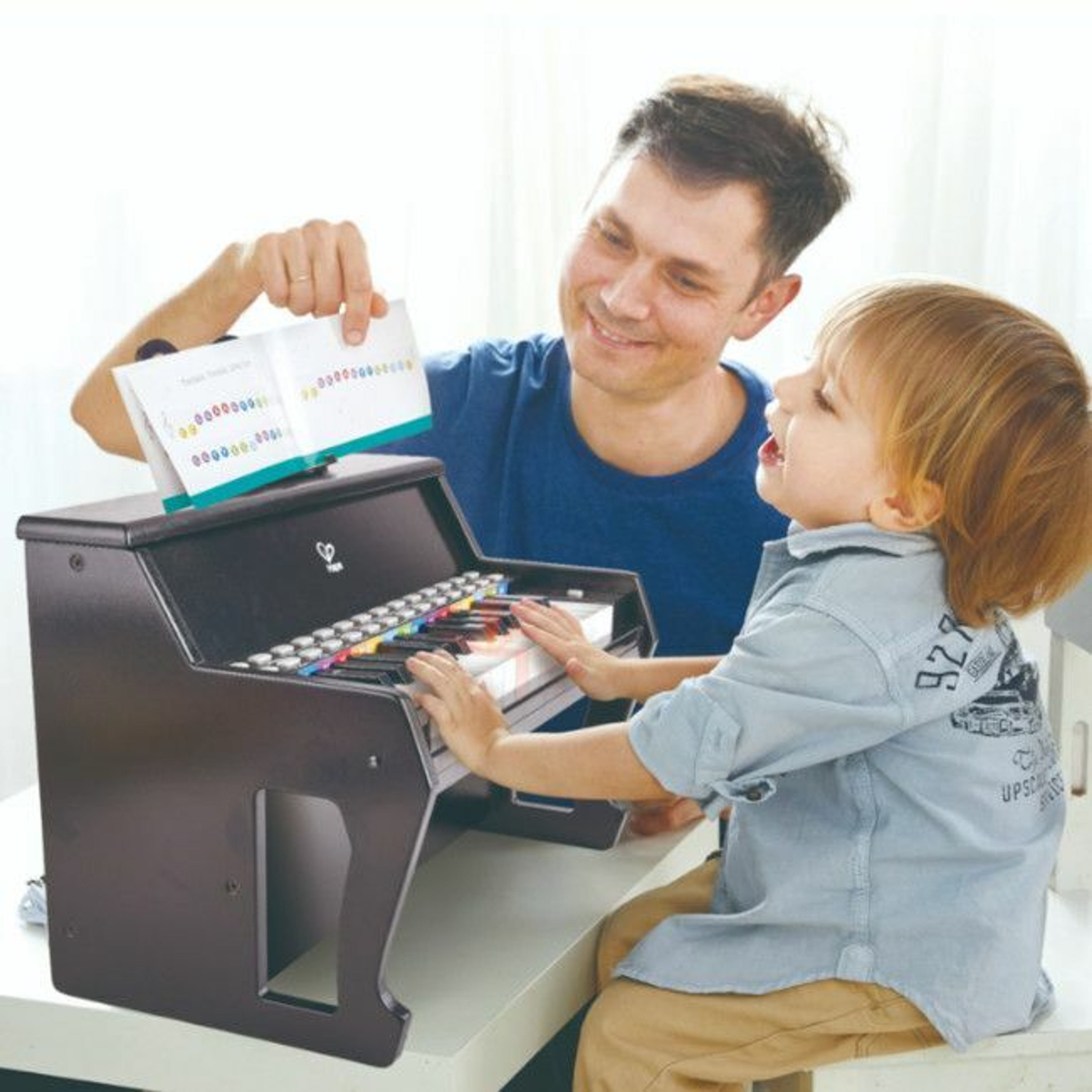 Hape Piano Aprende com Luzes +3 Anos E0627