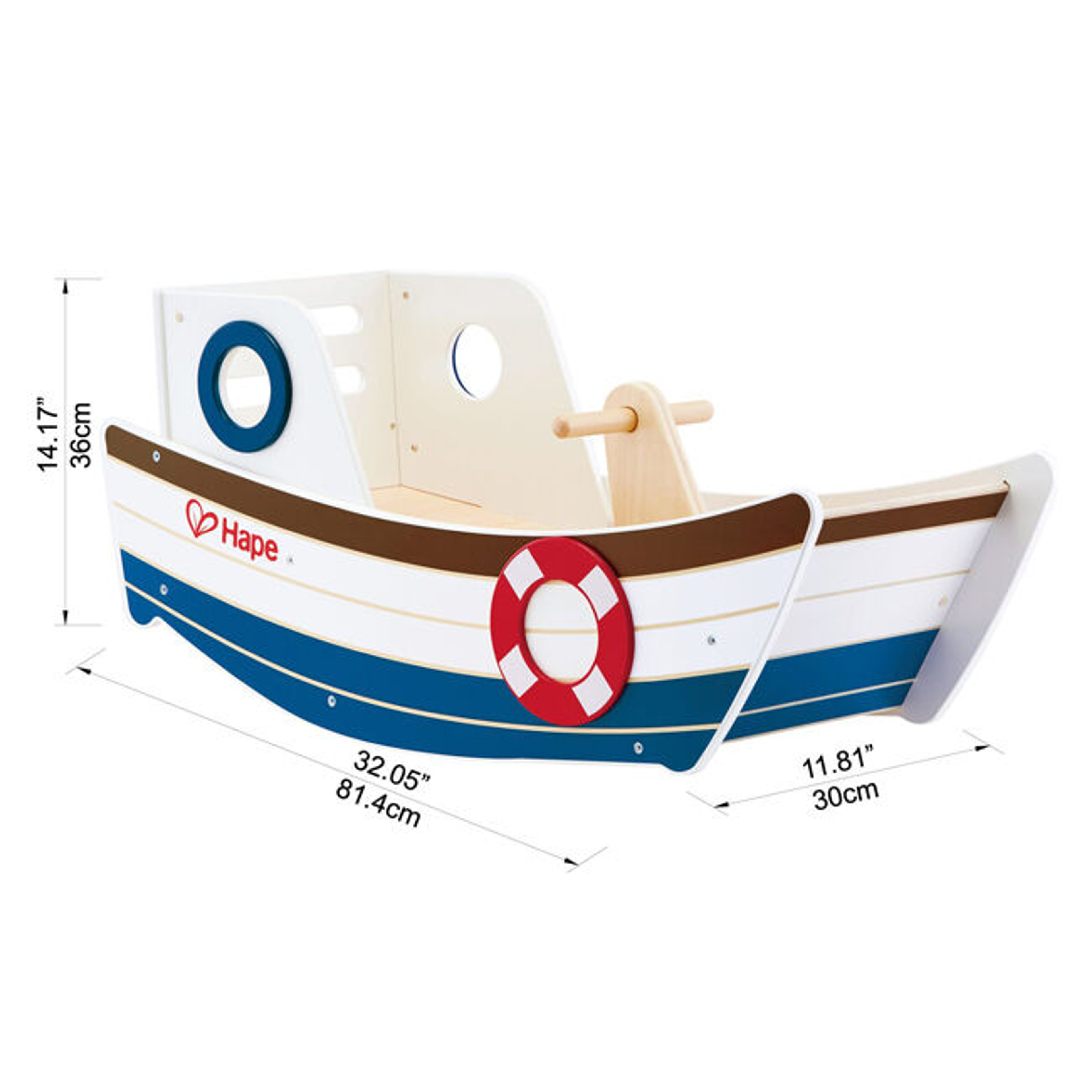 Hape Rocker Baloiço Barco de Alto Mar +12M E0102