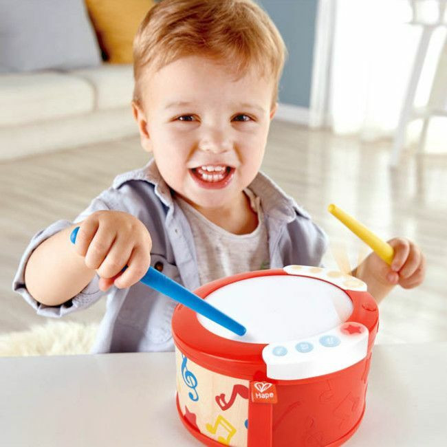 Hape Tambor Aprender com Luzes +12M E0620