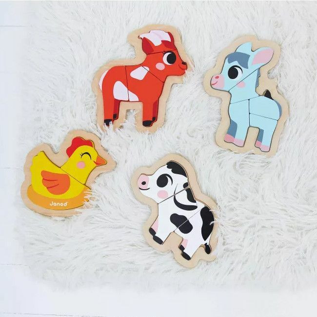 Janod 4 Puzzles Evolutivos em Madeira Quinta +18M J07114