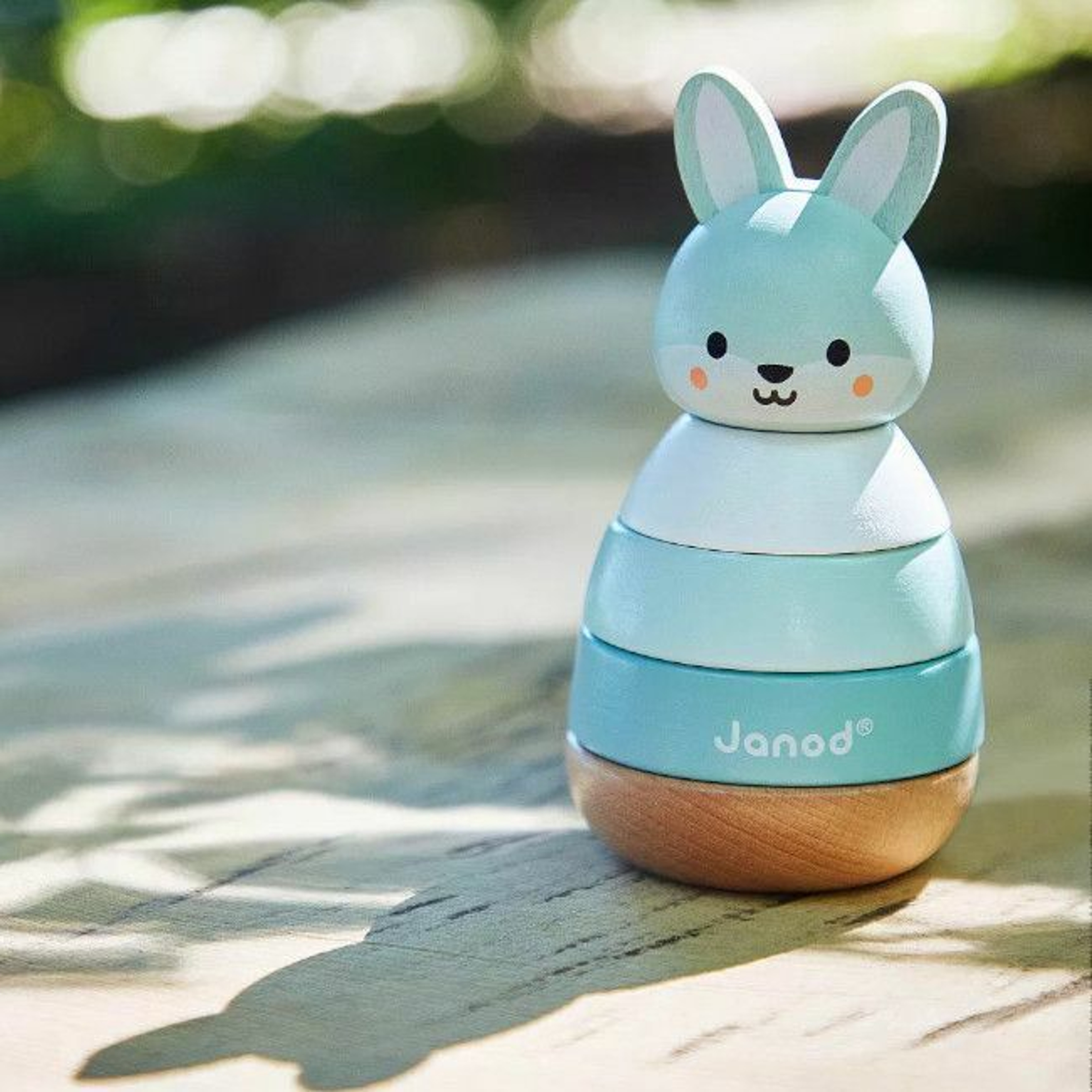 Janod Brinquedo de Empilhar em Madeira Coelhinho WWF +12M J08653
