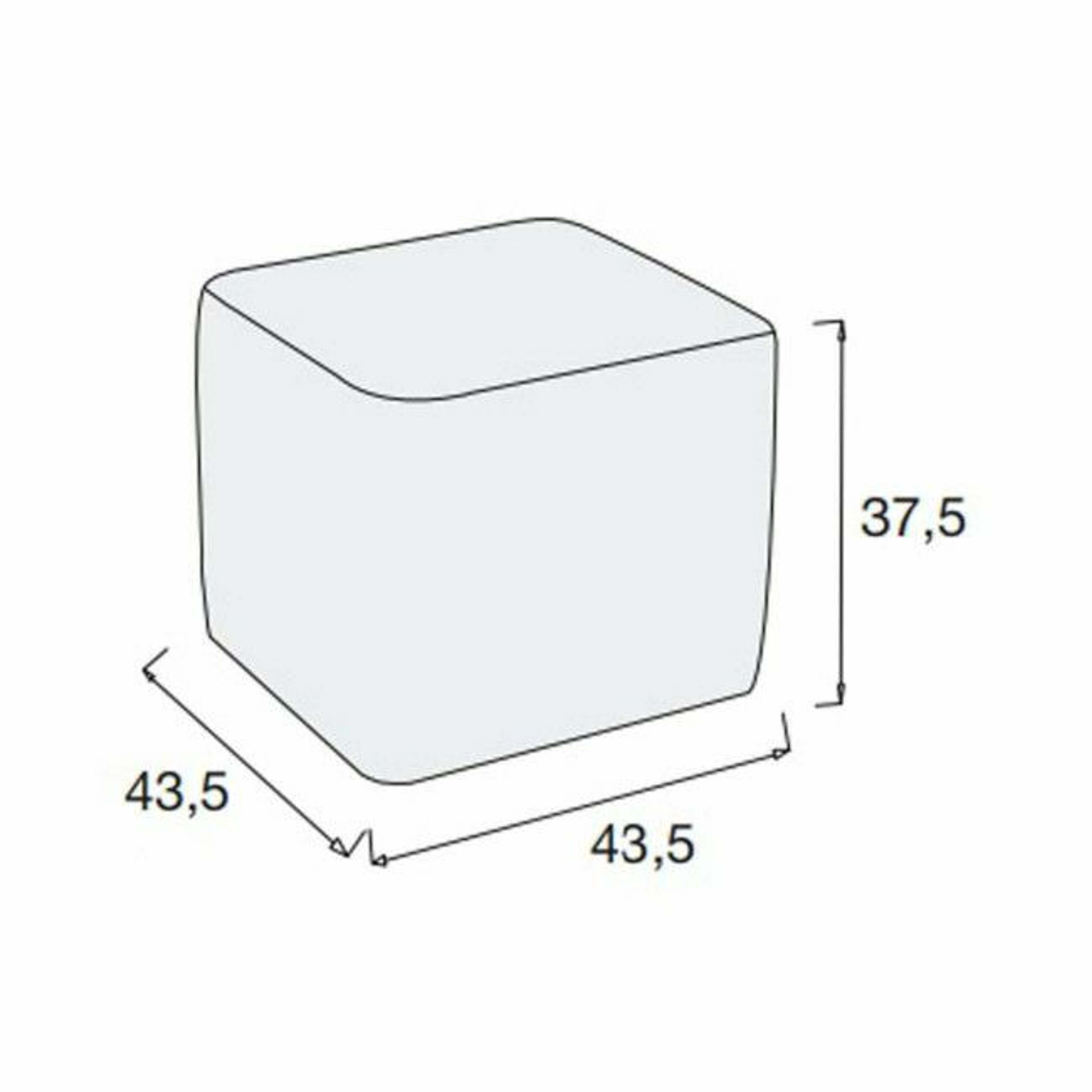 Alondra Puff Polipele Branco SP105P-P977
