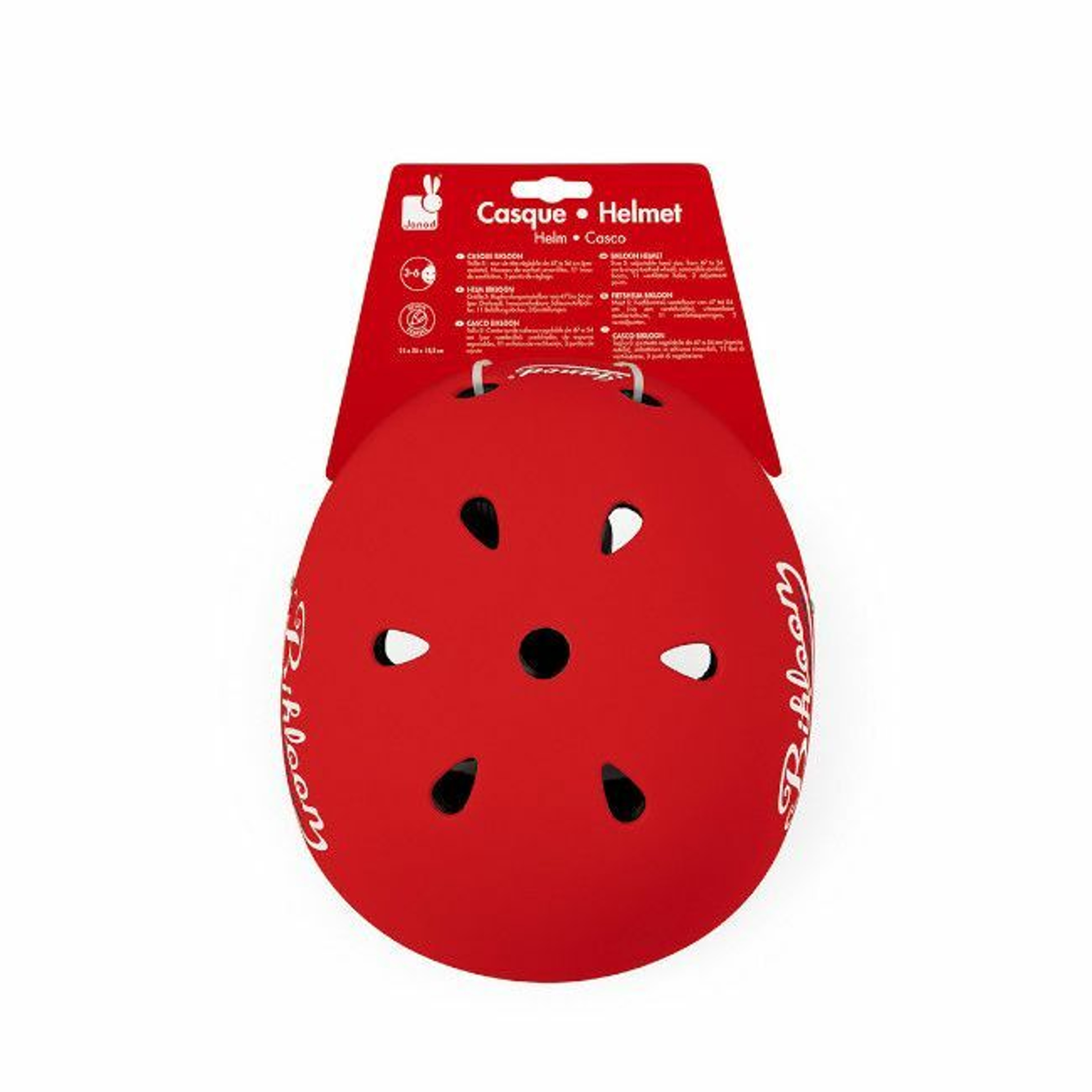 Janod Capacete Vermelho +3 Anos J03270