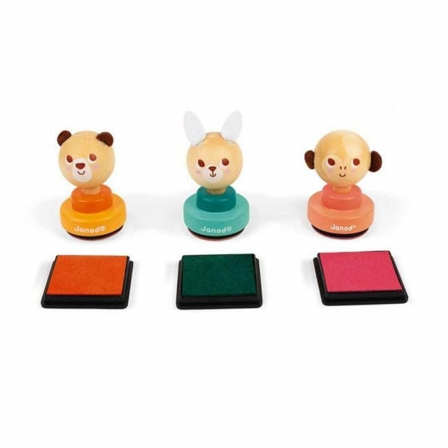 Janod Carimbo Urso Laranja +3 Anos J04029