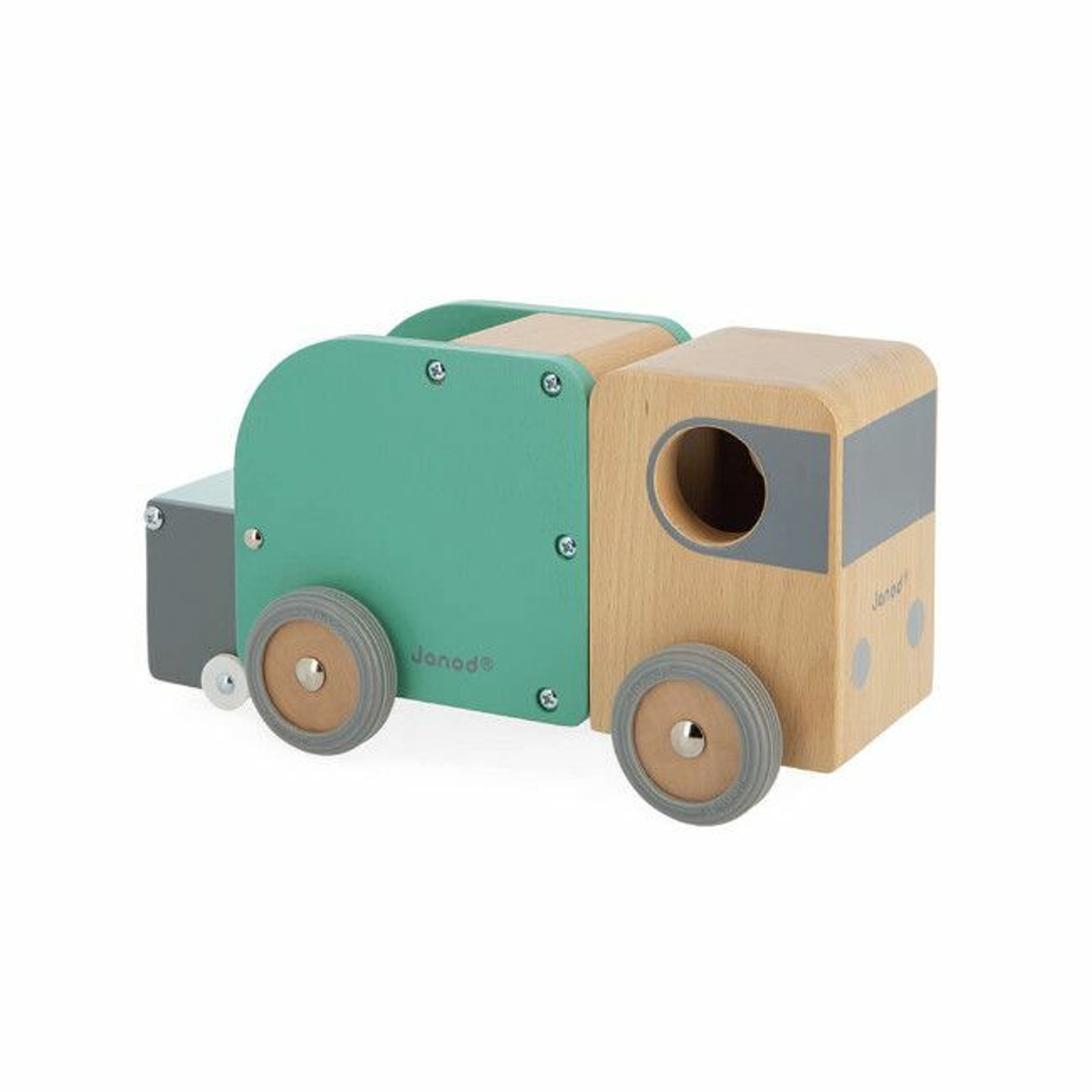 Janod BOLID Wooden Garbage Truck +2 Years J04633