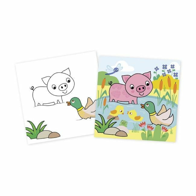 Janod Conjunto de Atividades Artísticas Animais +3 Anos J07746