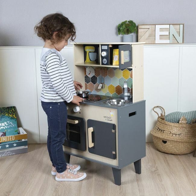 Janod Cozinha Mosaic em Madeira +3 Anos J06609