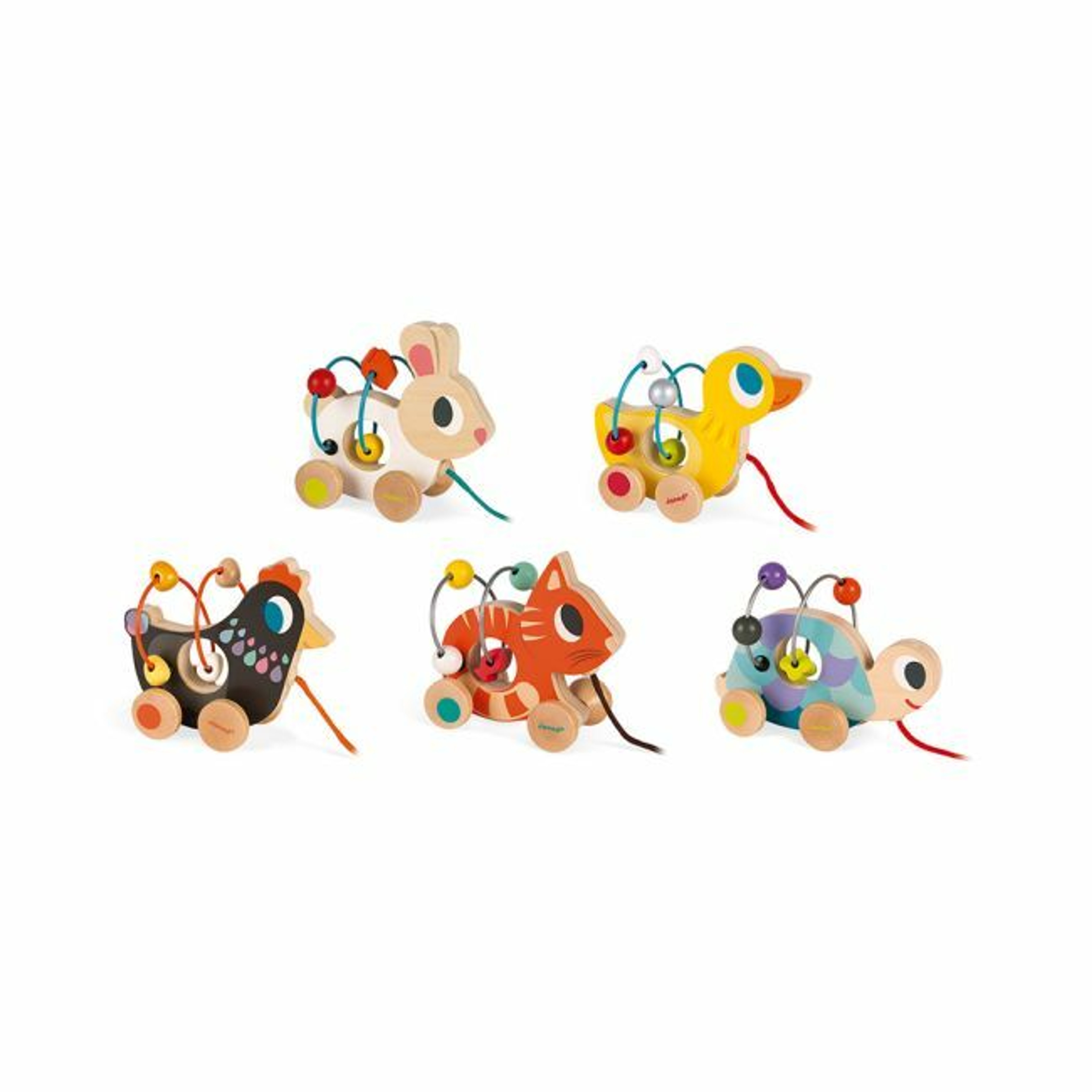 Janod Gatinho a Cordel com Arco e Missangas +12M J08252