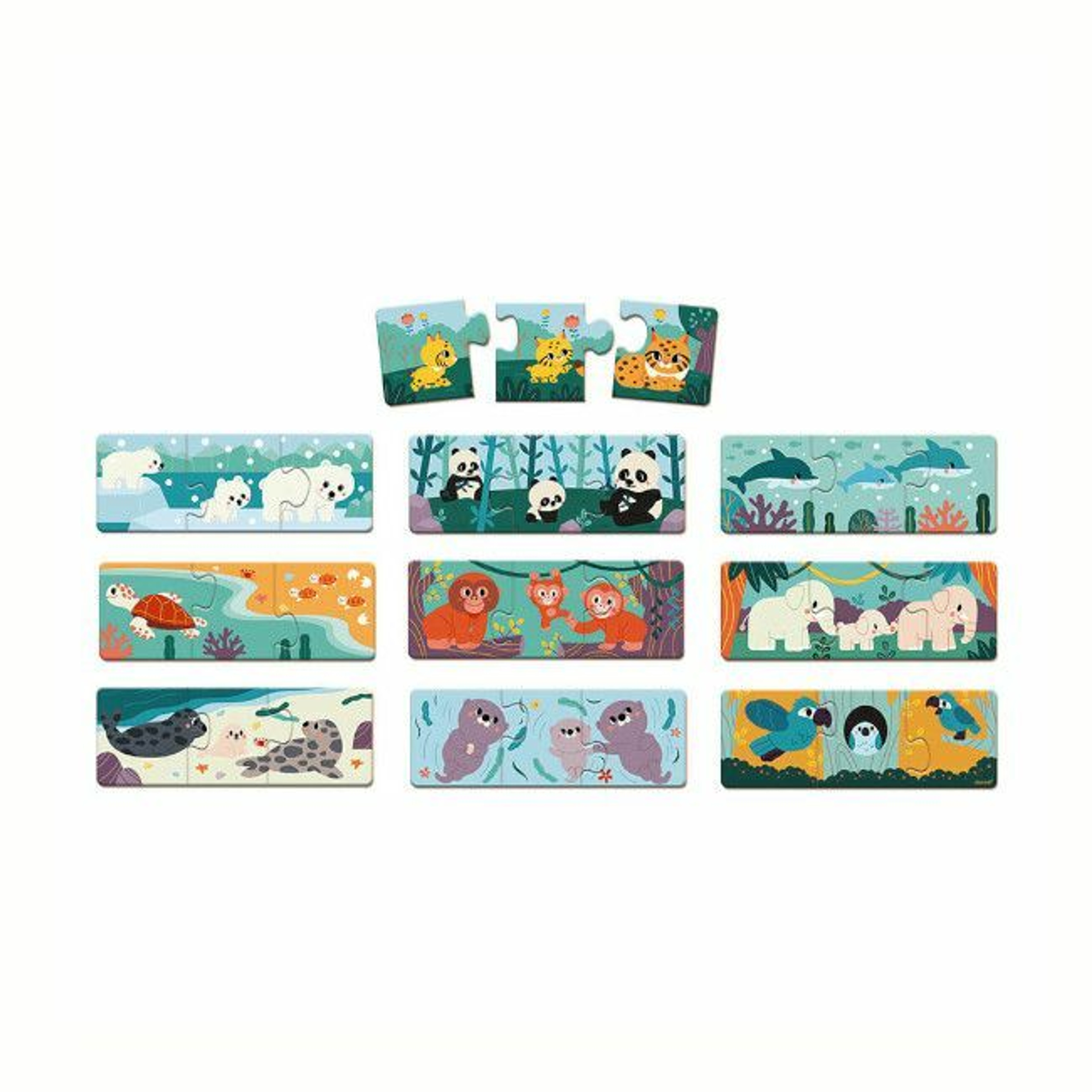 Janod WWF Animal Matching 30-Piece Game +2 Years J08636