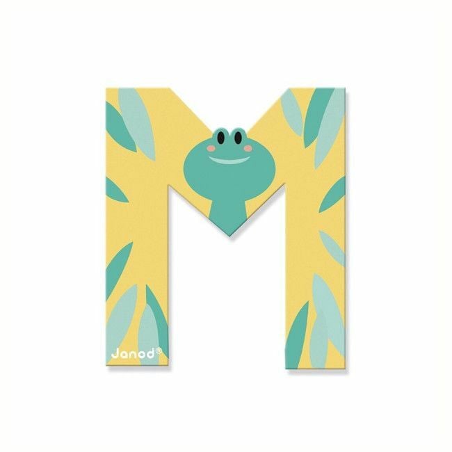Janod Pure Wooden Decorative Letter M Yellow J05177