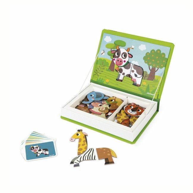 Janod Magnetic Book Magneti'book Animals +3 Years J02723