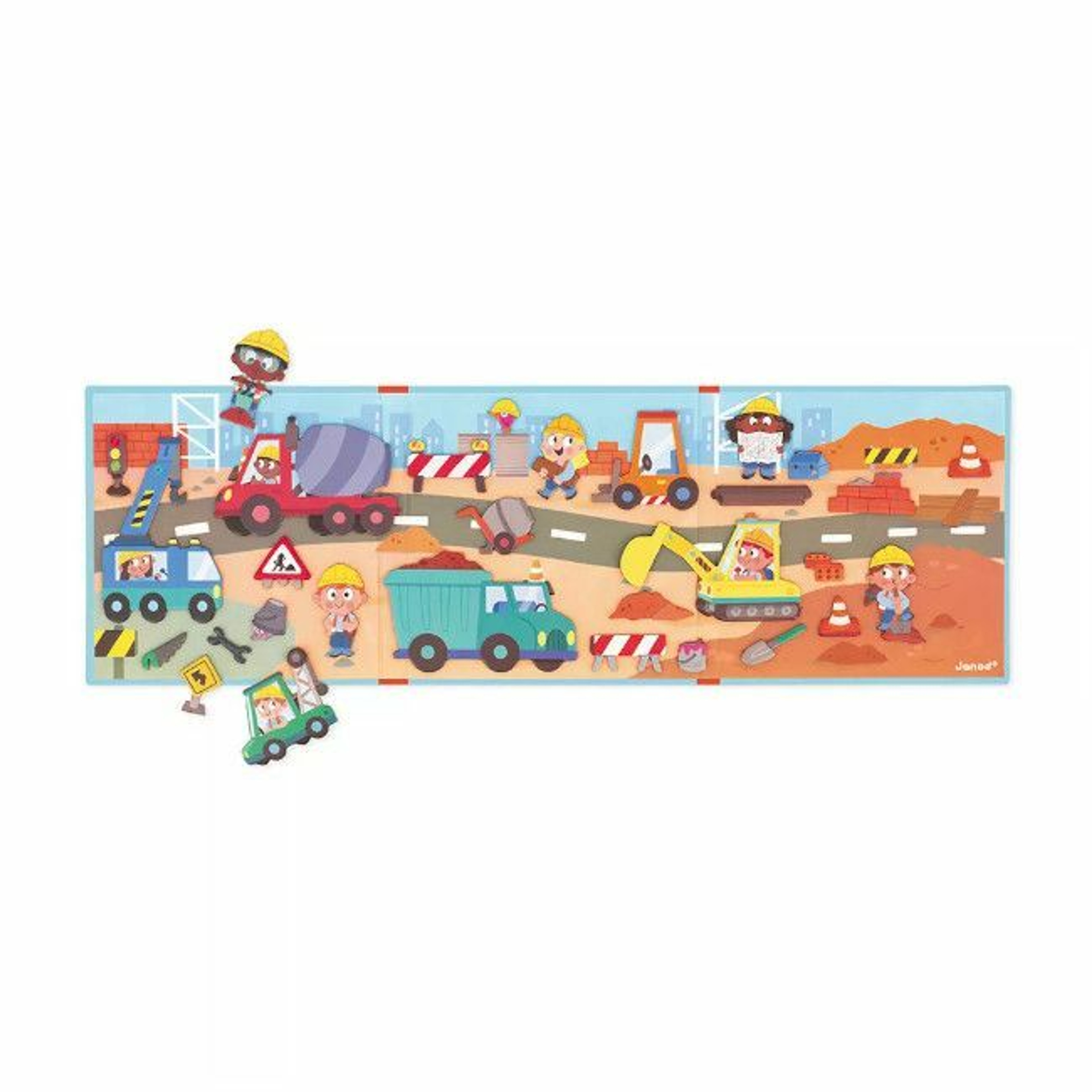 Janod Livro Magnético Magneti'stories Construção +3 Anos J05454