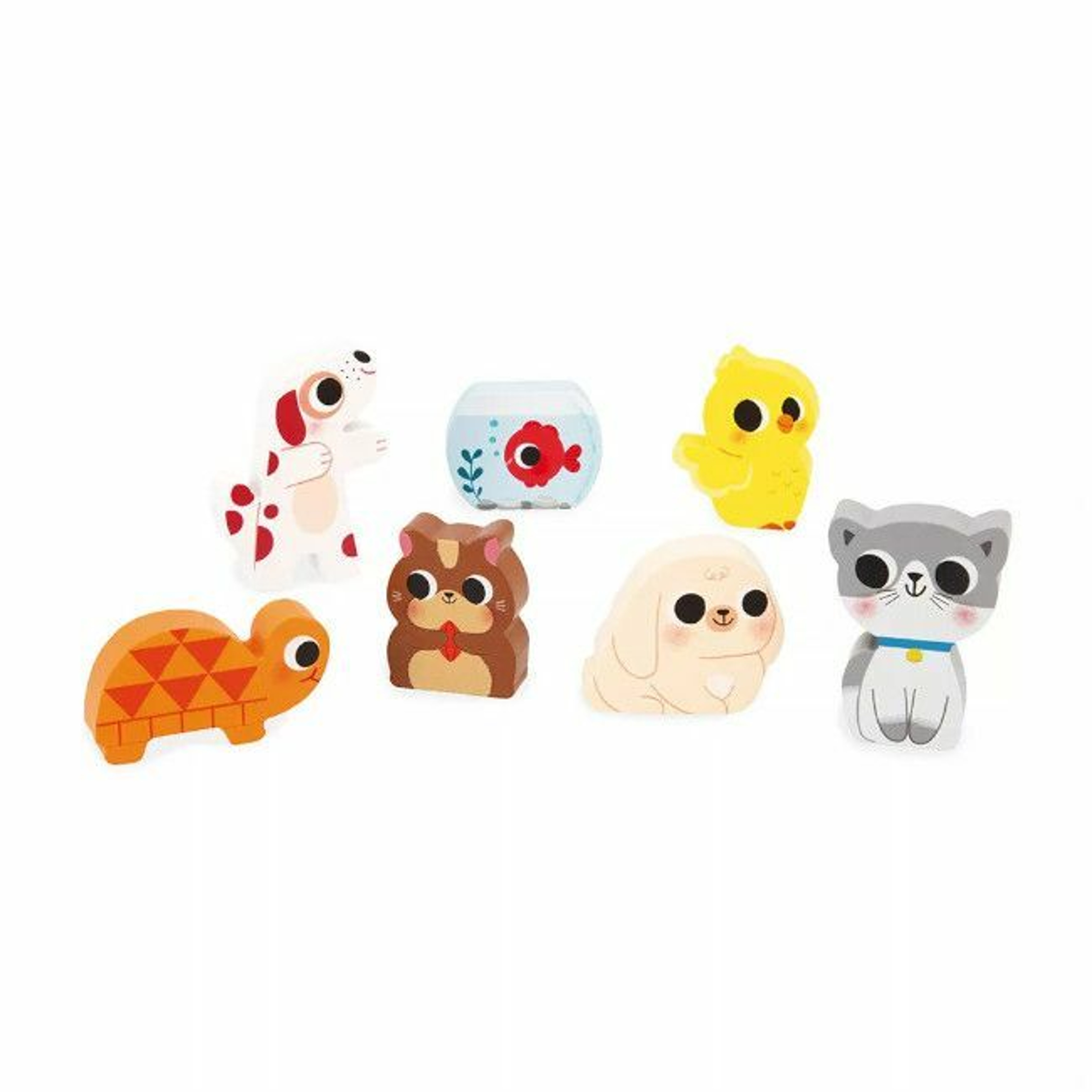 Janod Puzzle Chunky Animais de Estimação +18M J07122