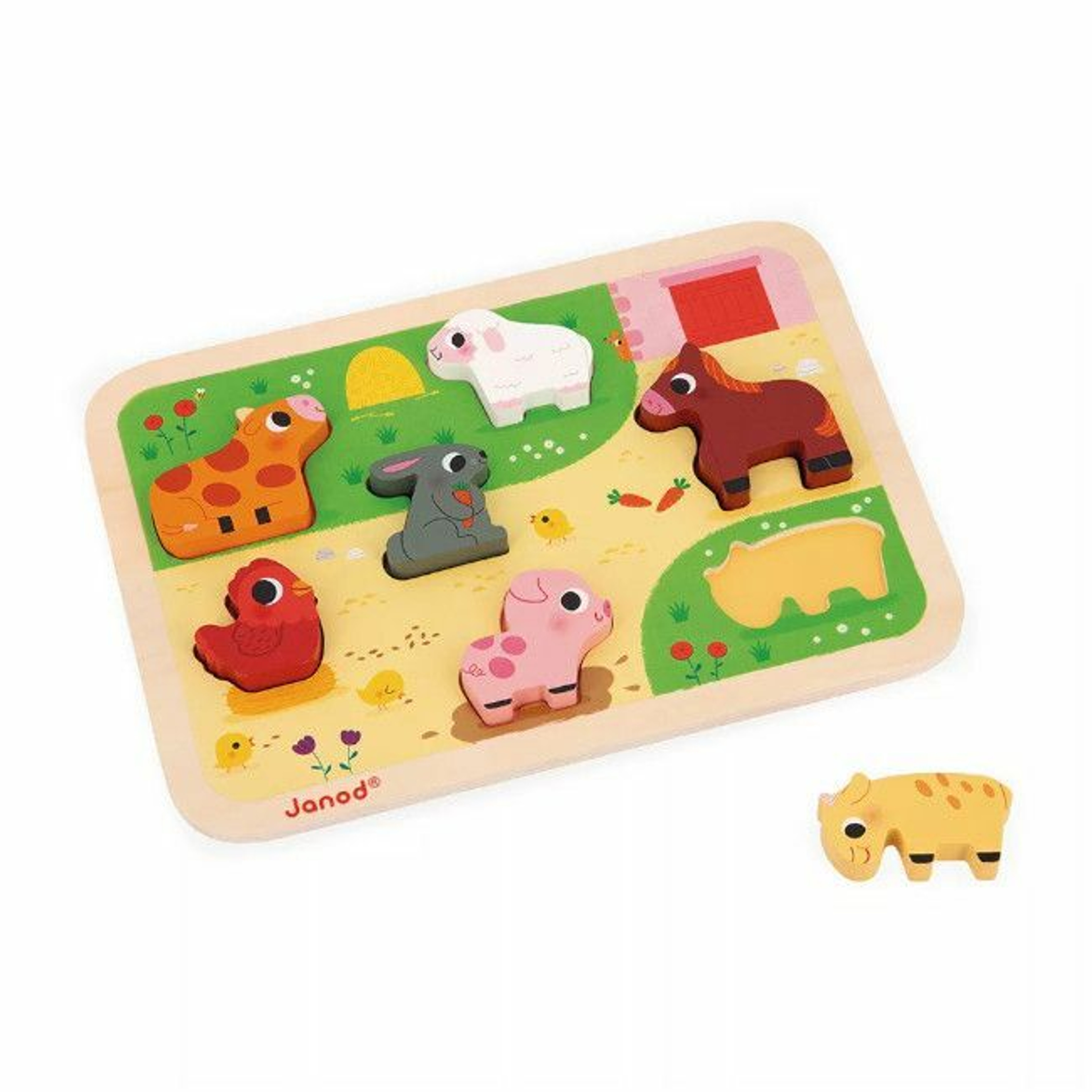 Janod Puzzle Chunky Quinta +18M J07121