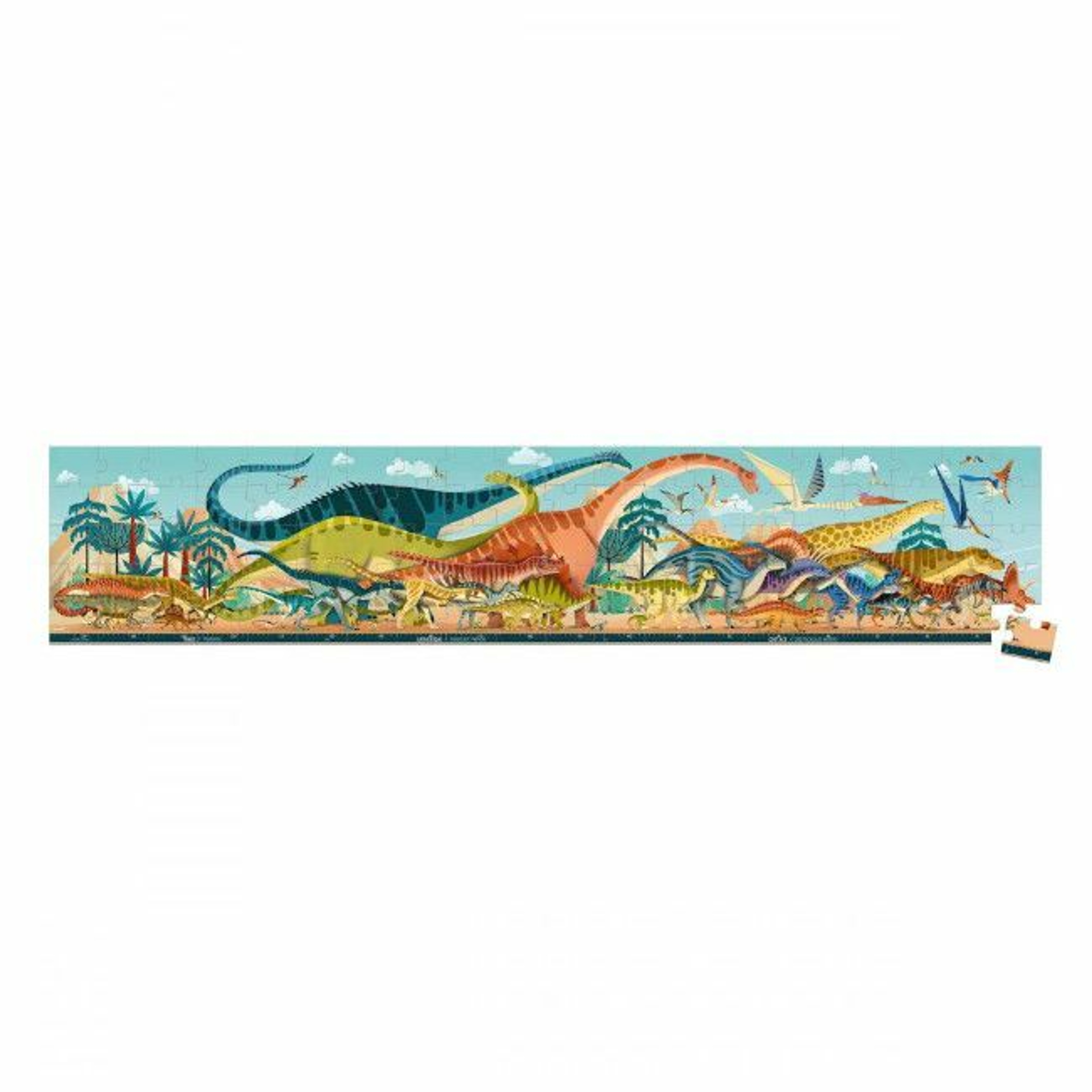 Janod Panoramic Puzzle 100 Pieces Dino +6 Years J05831