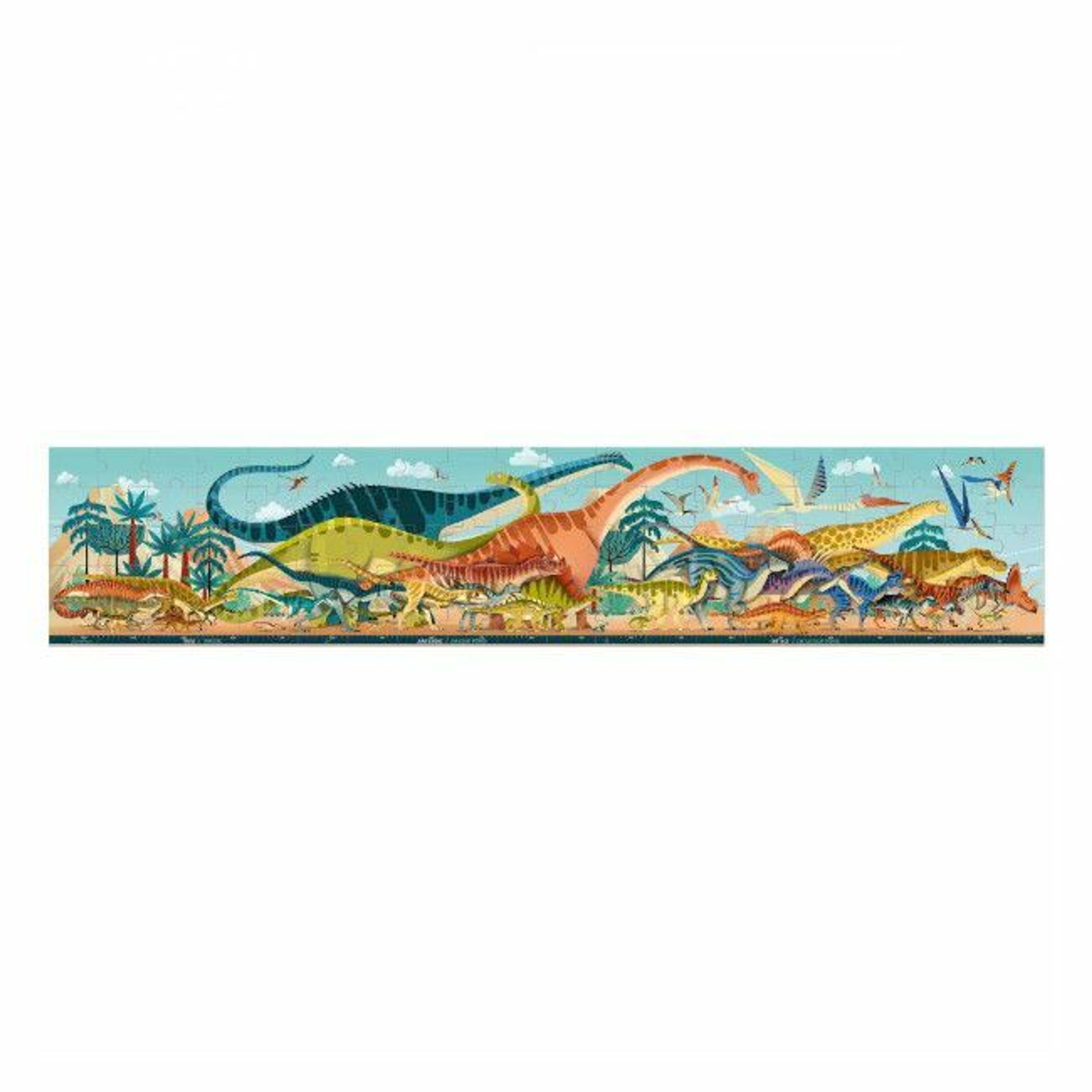 Janod Puzzle Panorâmico 100 Peças Dino +6 Anos J05831