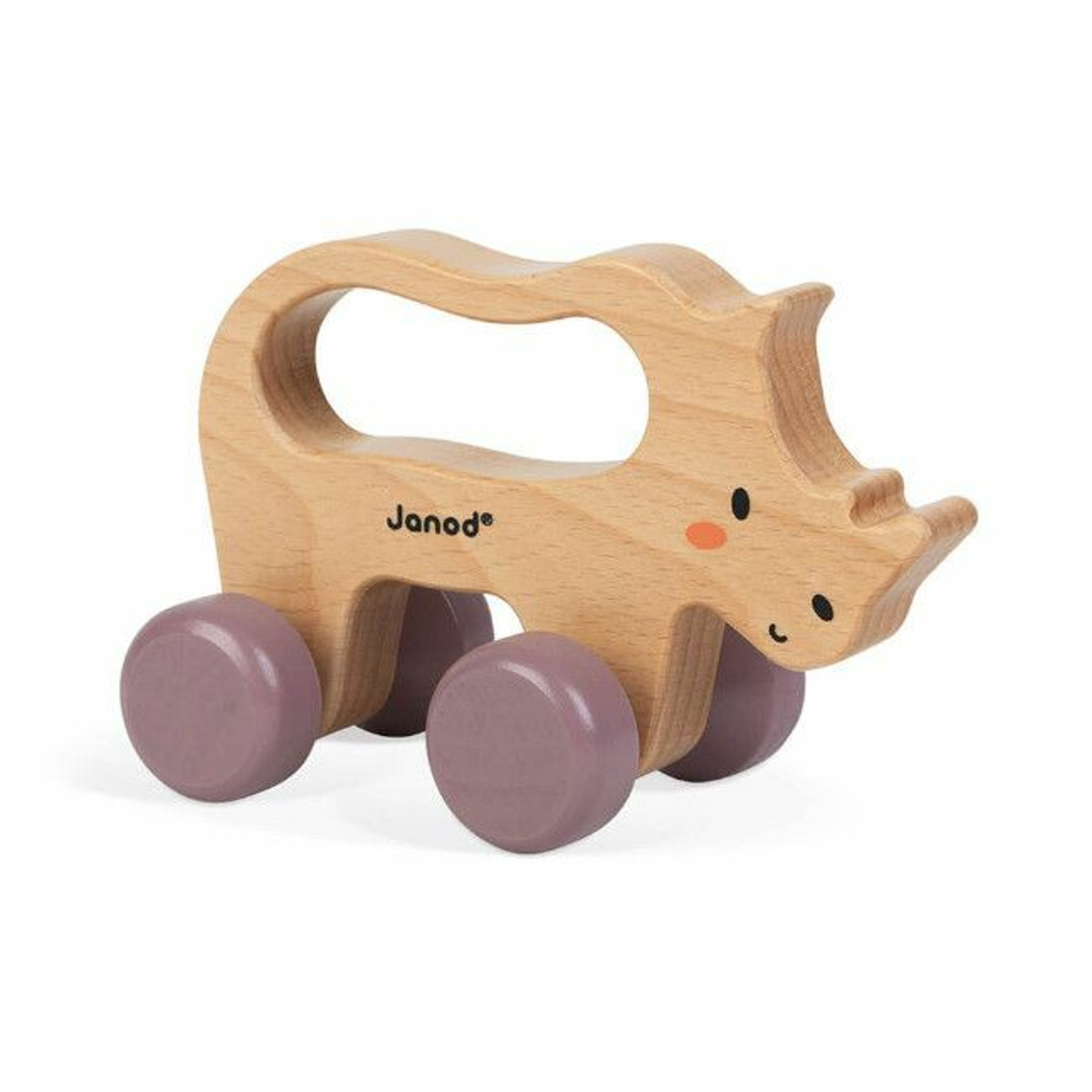 Janod Push-Along Rhino +12M J08606