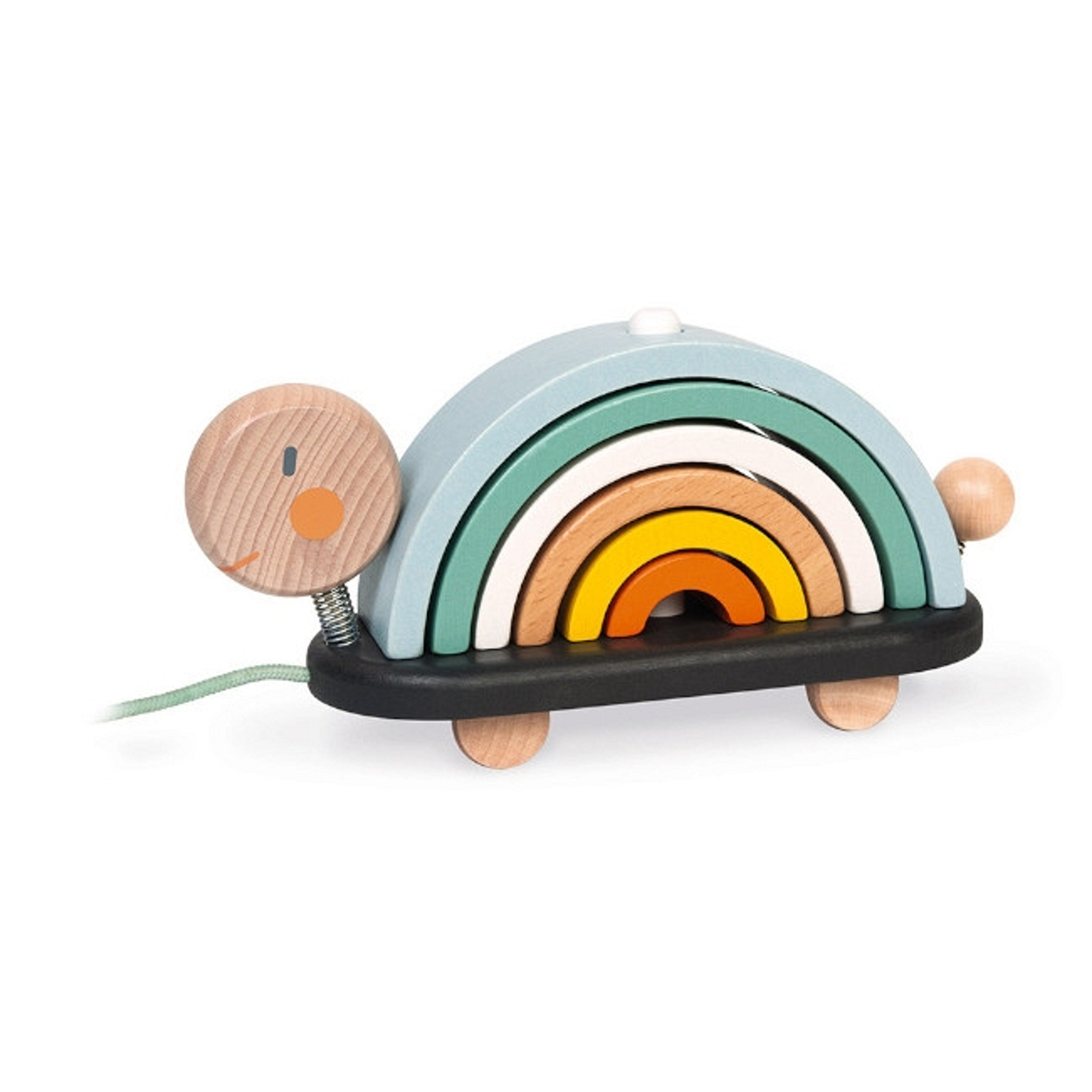 Janod Sweet Cocoon Rainbow Turtle +12M J04405
