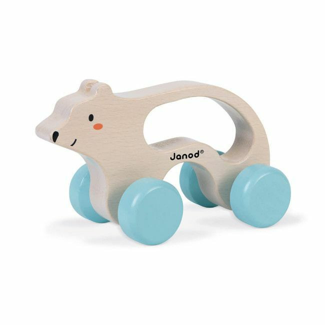 Janod Push-Along Polar Bear +12M J08605