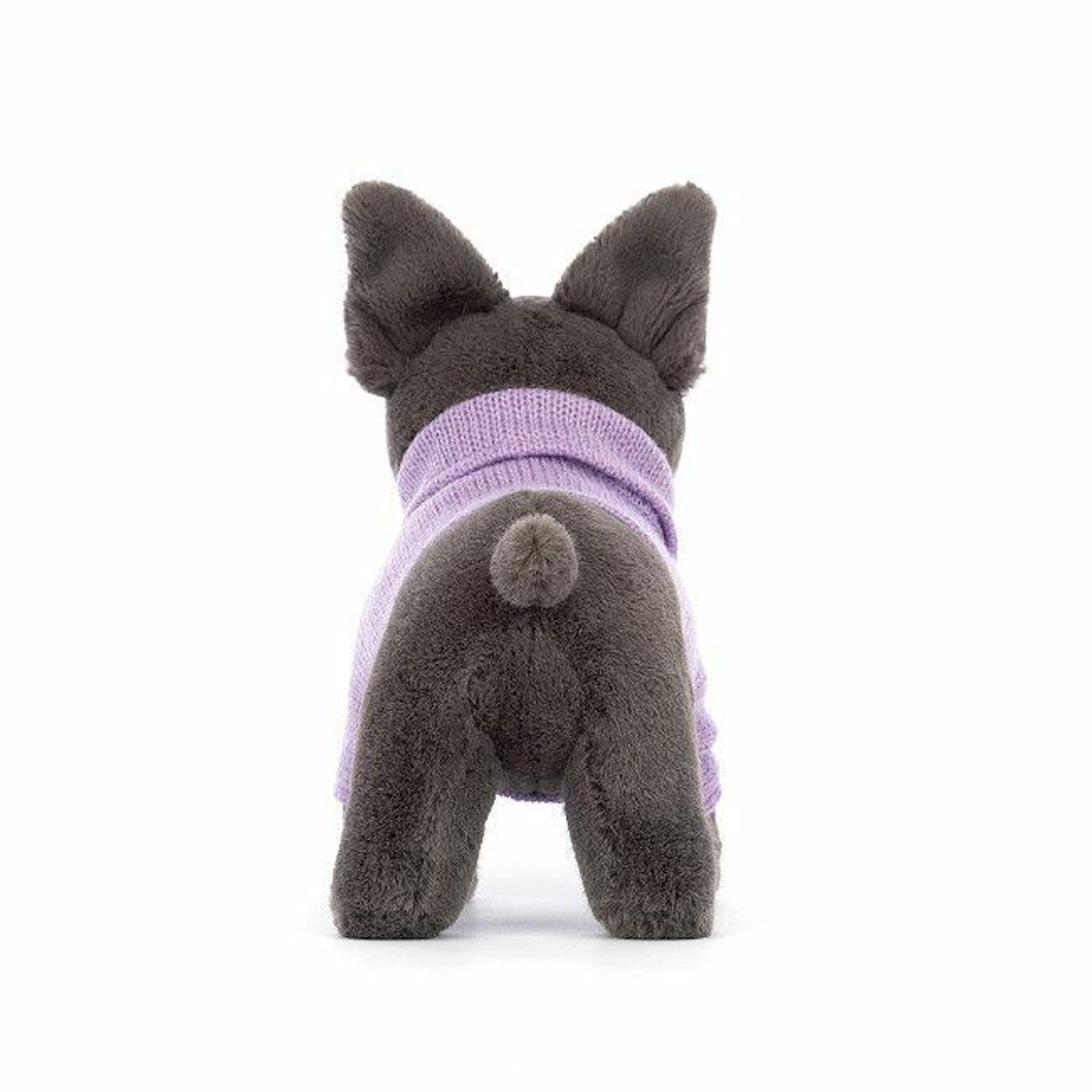 Jellycat Peluche Bulldog Francês com Camisola Roxa 19cm +0M S3FDP