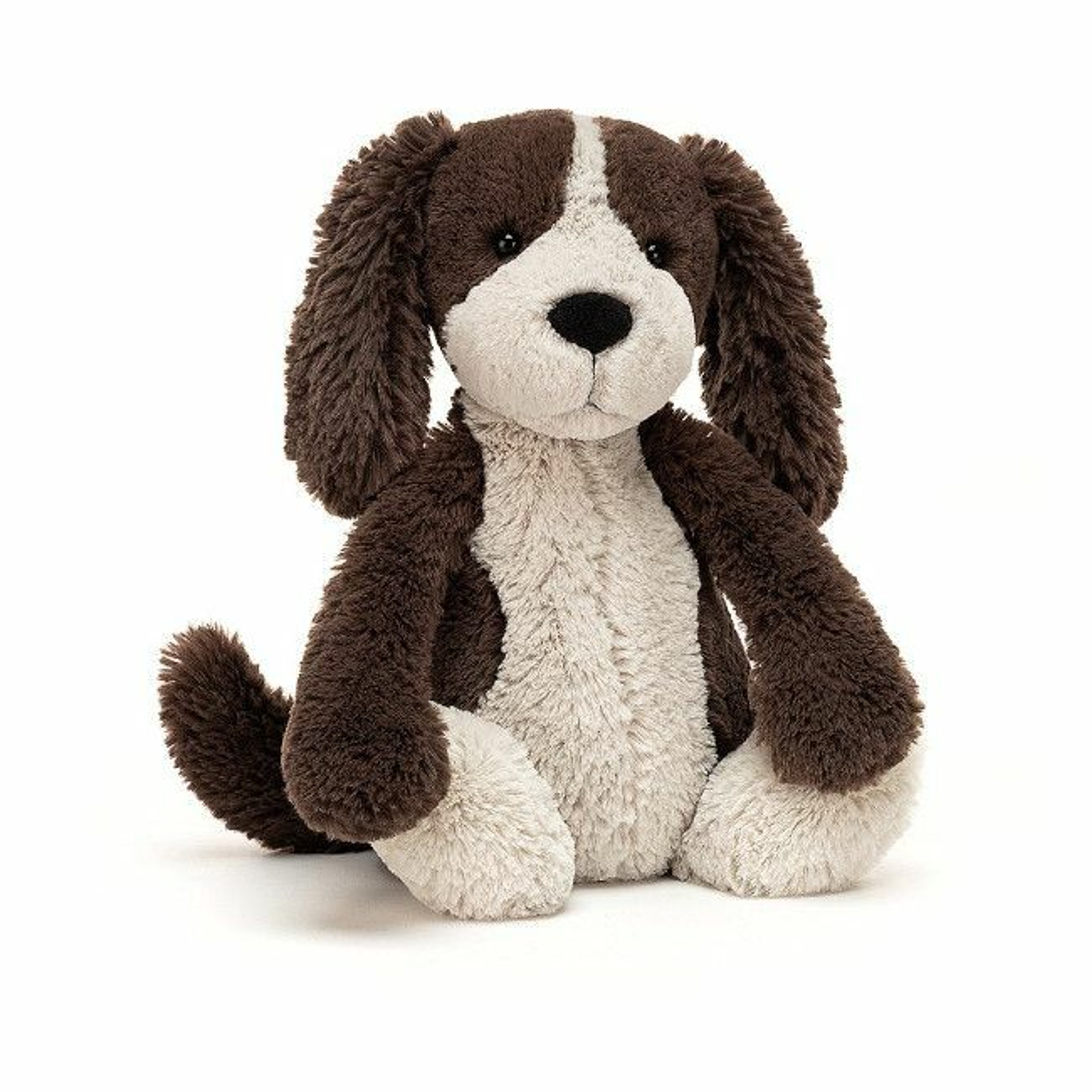 Jellycat Bashful Puppy Fudge Soft Toy 31cm +0M BAS3SPAN