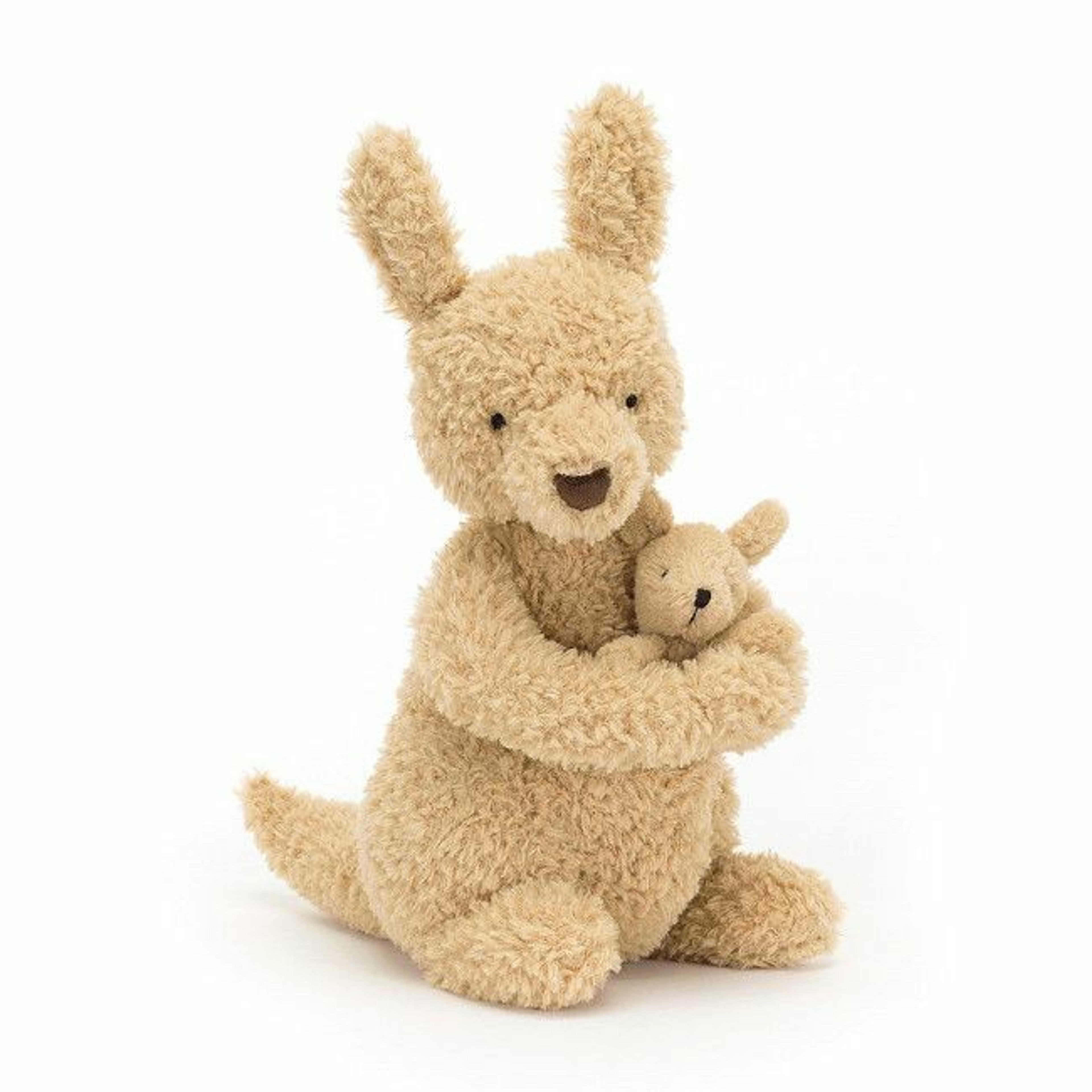 Jellycat Mommy and Baby Kangaroo Soft Toy 26cm +0M HUD2K