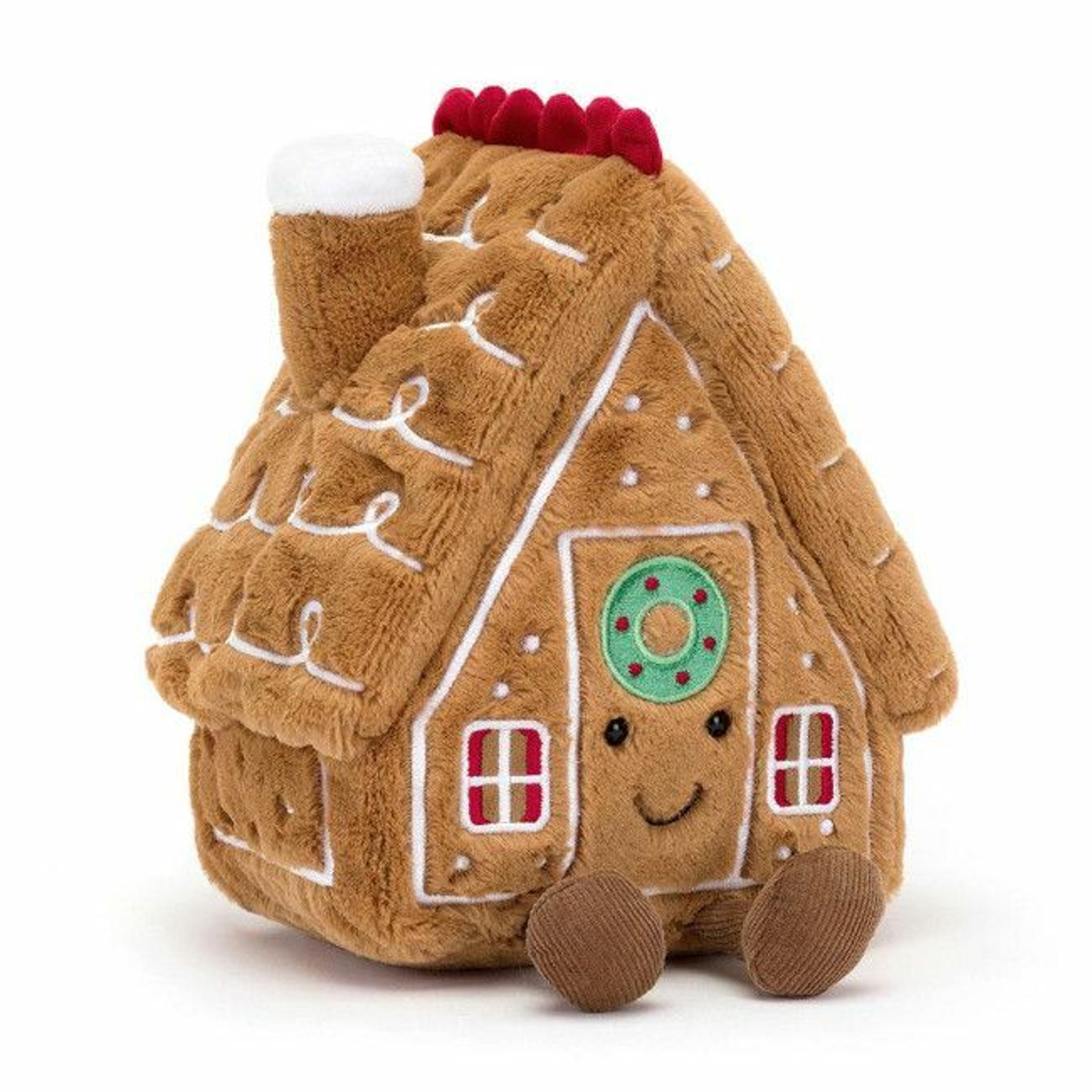 Jellycat Amuseable Gingerbread House Soft Toy 22cm +0M A2GHO