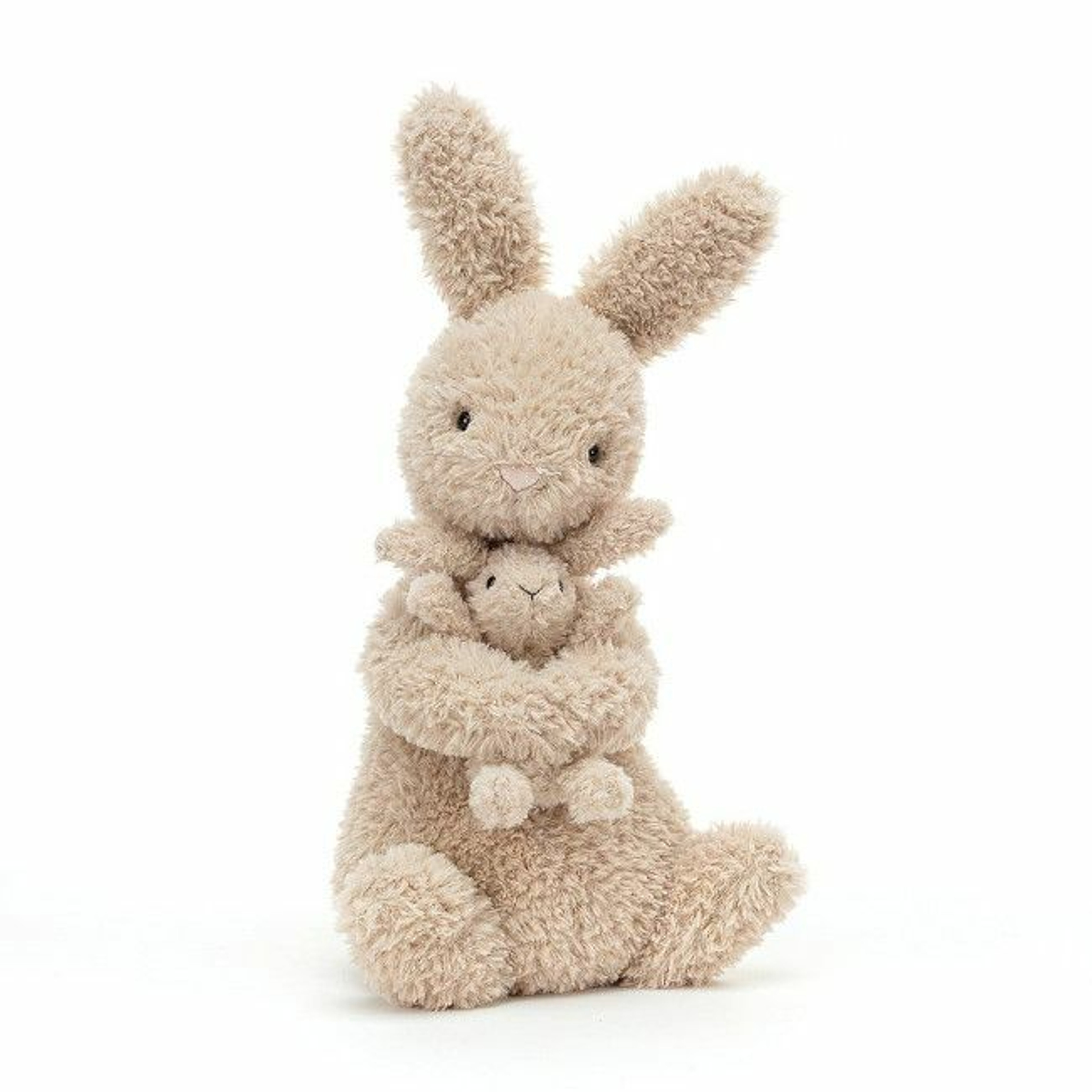 Jellycat Mommy and Baby Bunny Soft Toy 24cm +0M HUD2BN