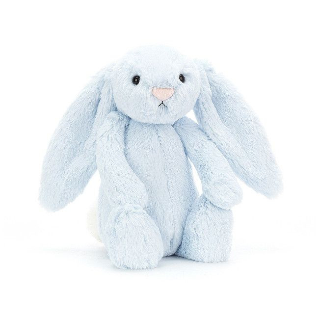 Jellycat Bashful Bunny Plush Blue 31cm +0M BAS4BBN