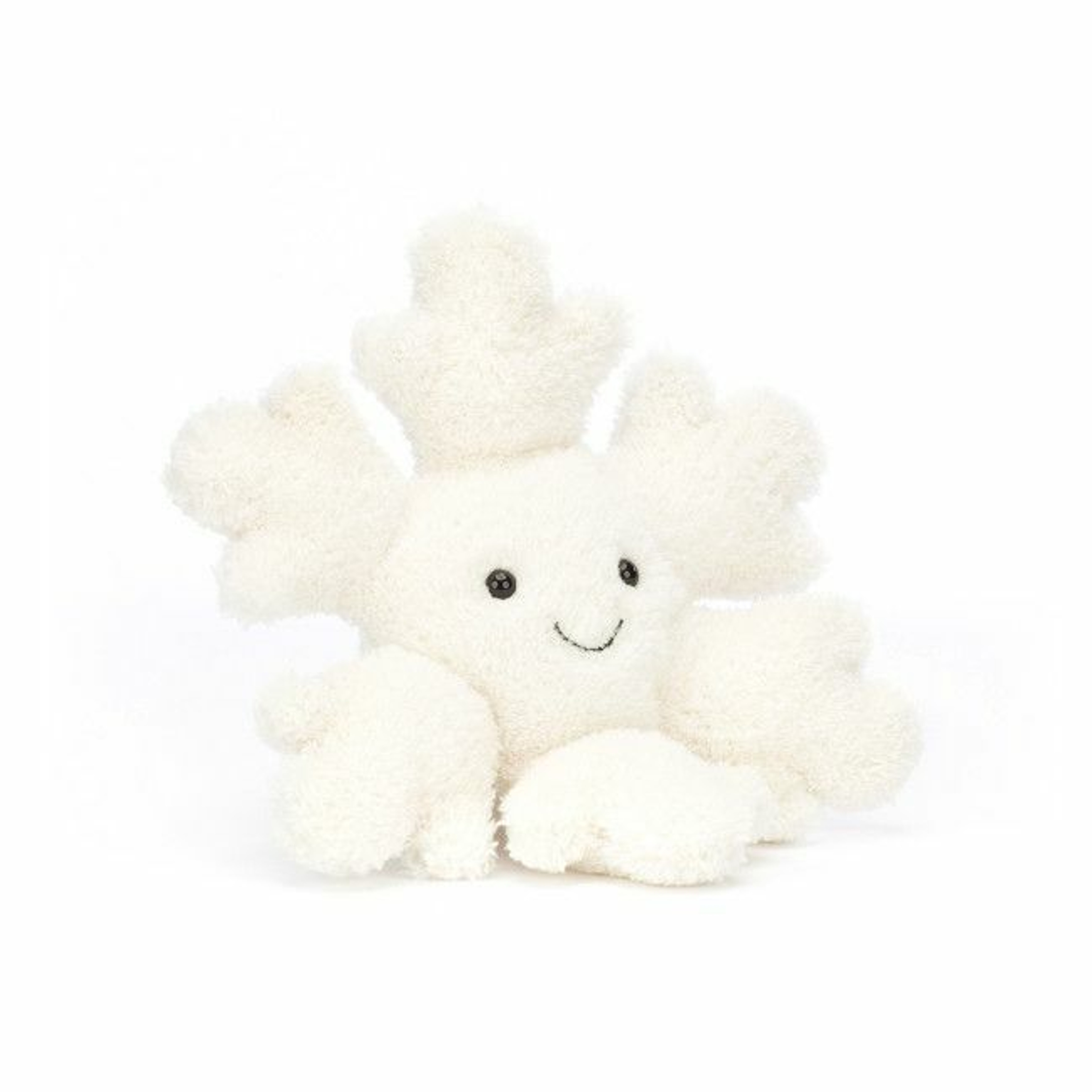 Jellycat Amuseable Snowflake Soft Toy 18cm +0M A6SF