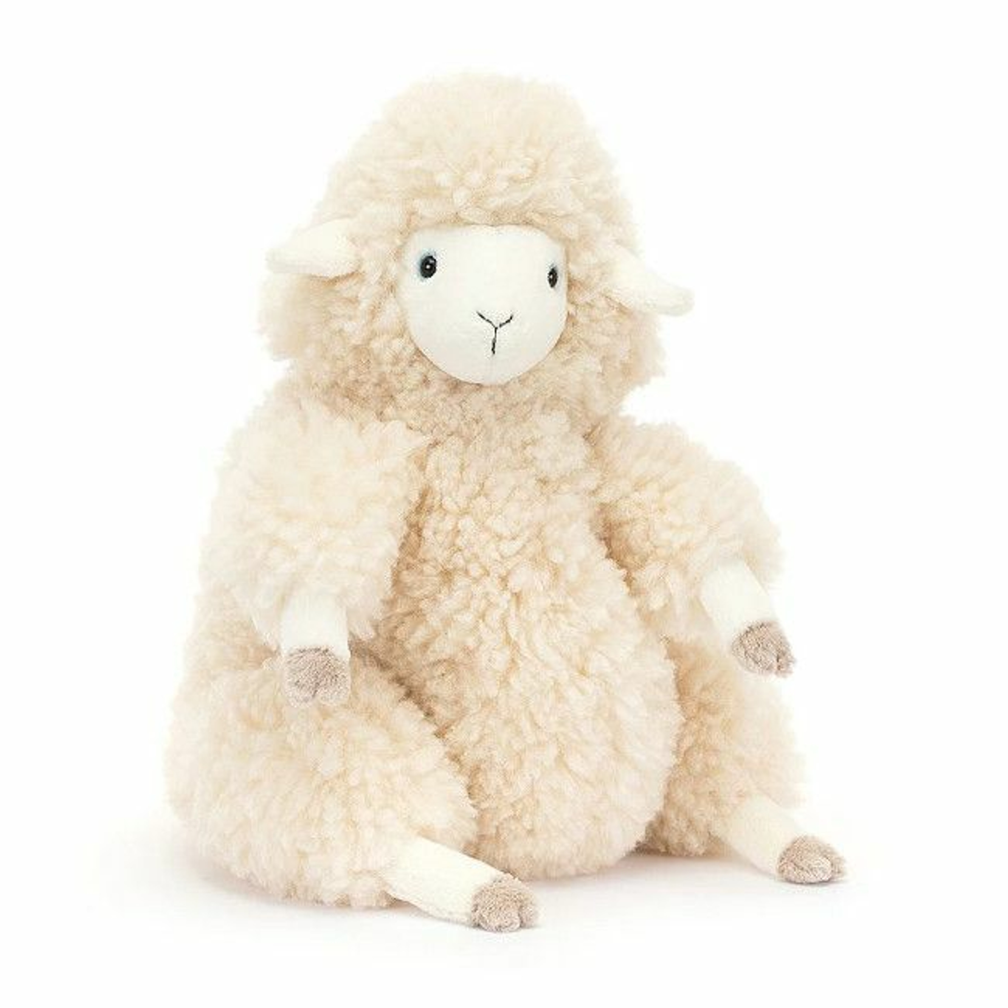 Jellycat Bibbly Bobbly Sheep Soft Toy 36cm +0M B2SH