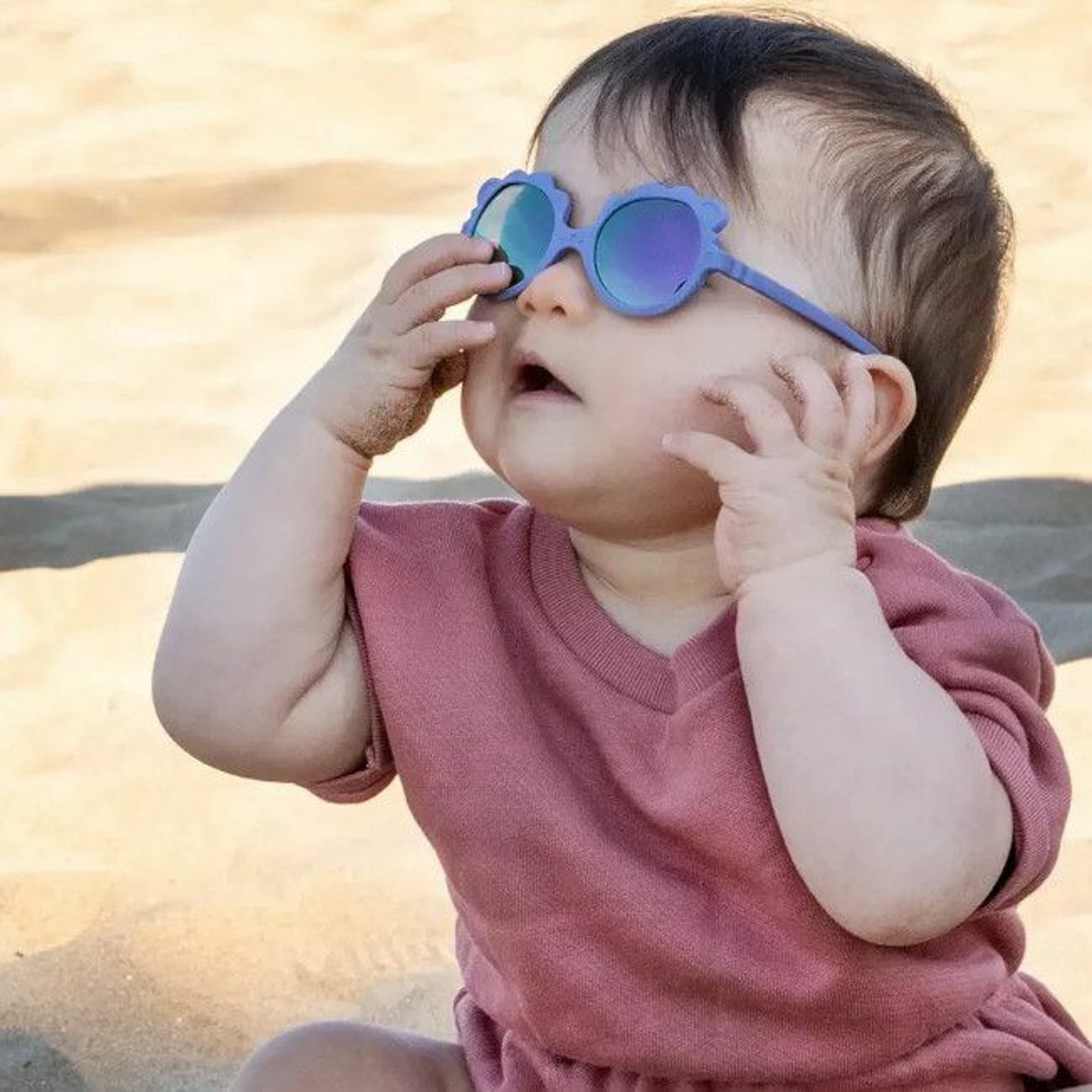 KI ET LA Óculos de Sol Lion Lilac 0-12M L1SUNLILAC