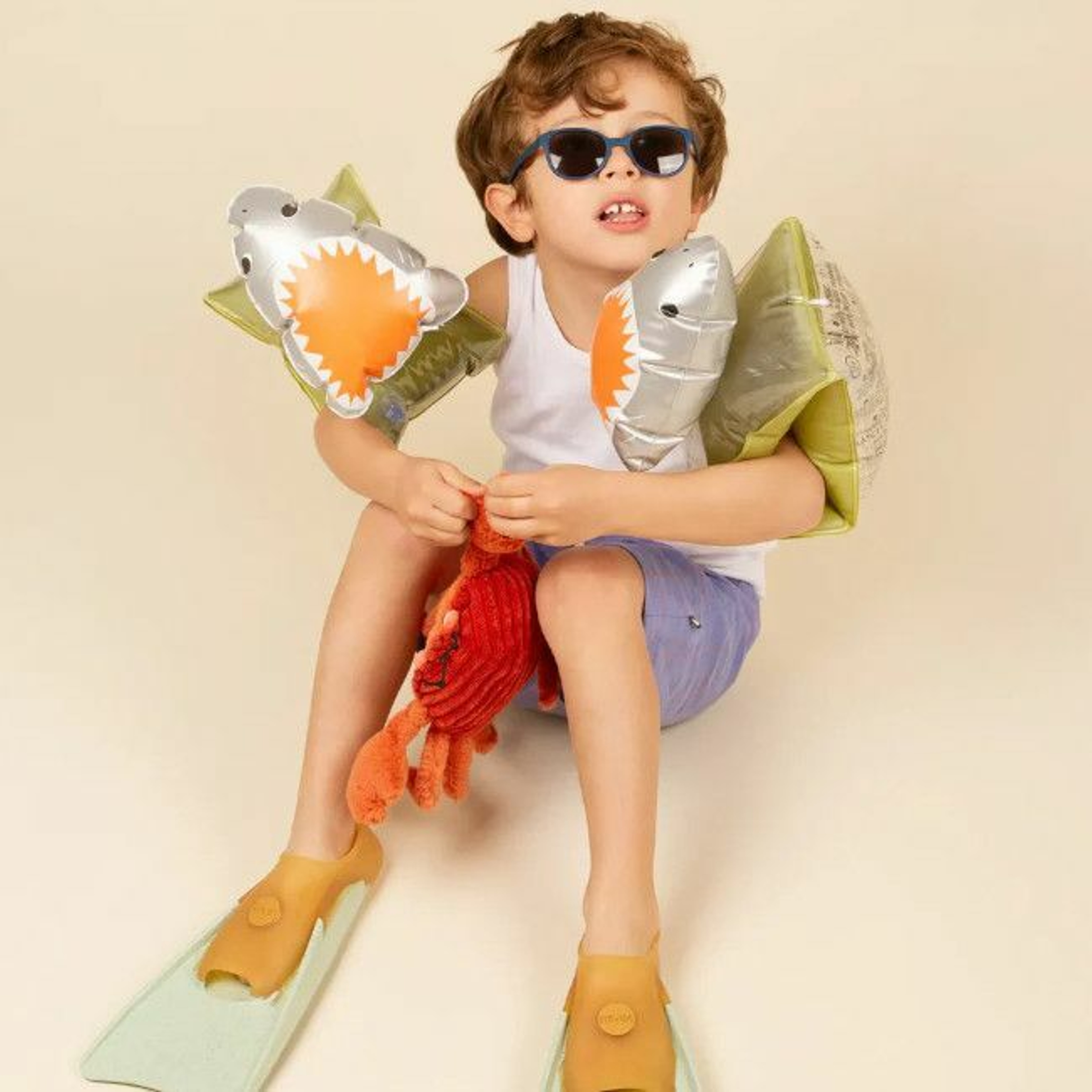 KI ET LA Óculos de Sol WaZZ Denim Blue 1-2 Anos WA2SUNDENIM