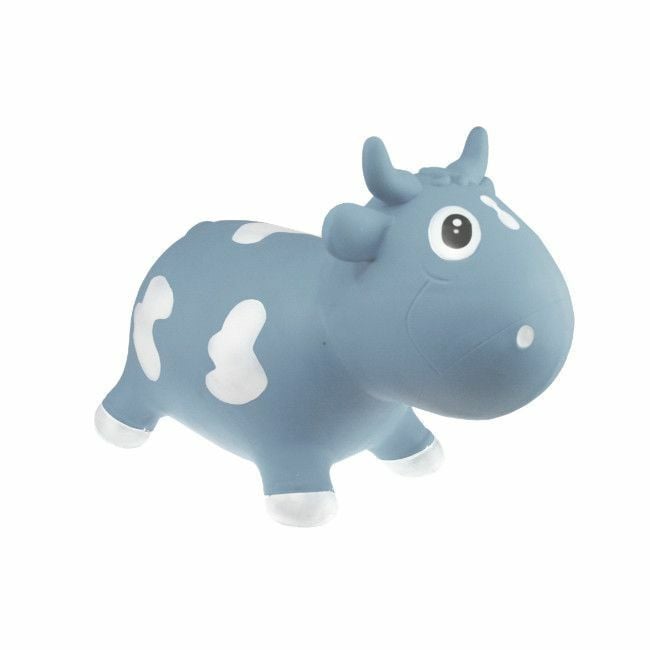 Kidzzfarm Pastel Blue Bouncy Cow +12M KF-JR-002