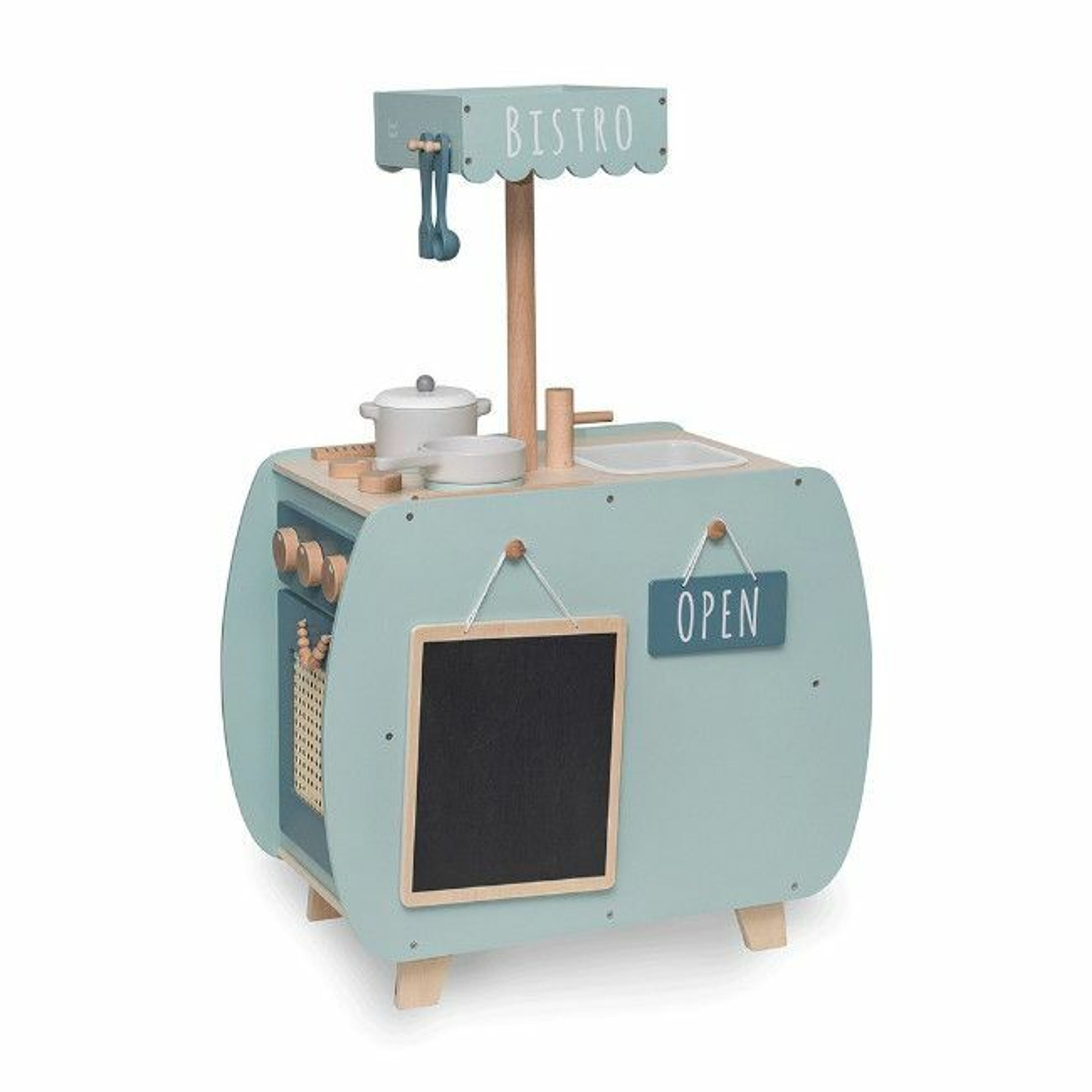 Label Label Cozinha Bistro em Madeira Green +3 Anos LLWT-34758