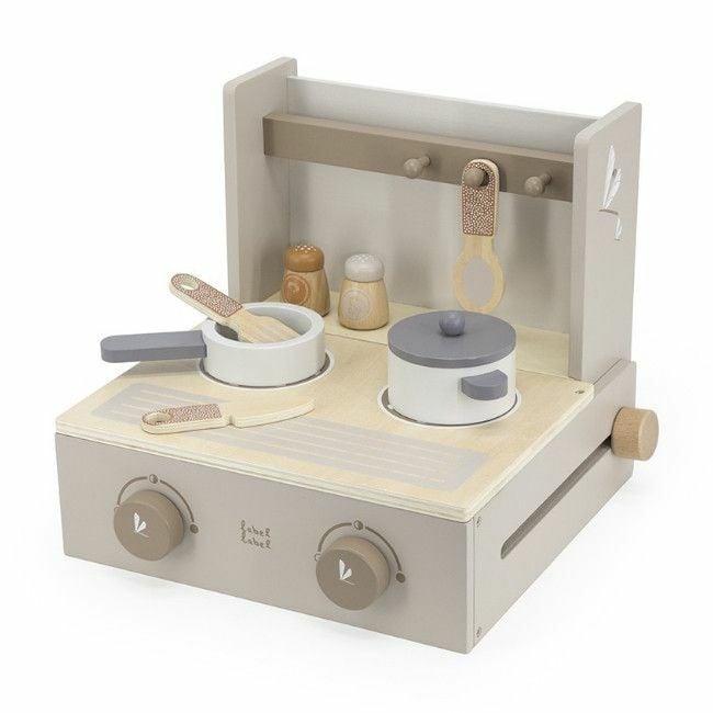 Label Label Wooden Foldable Stove Nougat +3 Years LLWT-37124