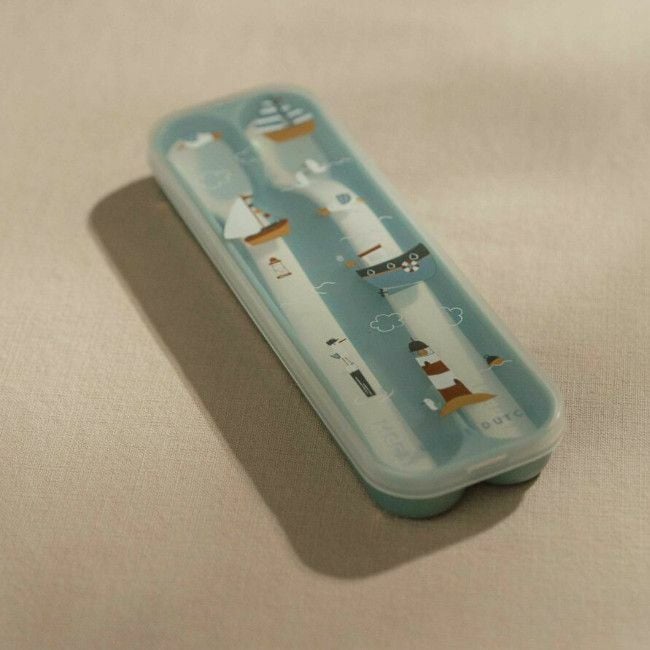 Little Dutch 2 Colheres de Bebé + Estojo de Arrumação Sailors Bay 108032065244