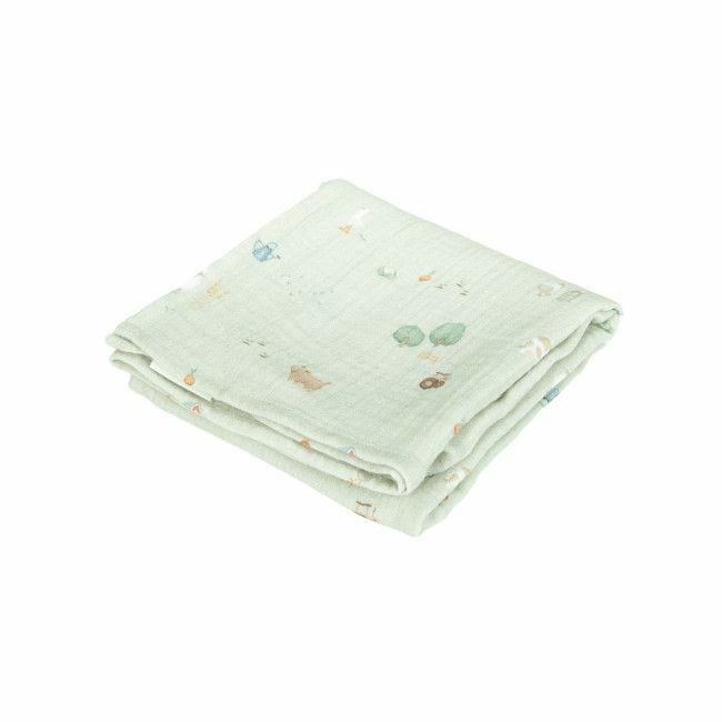 Little Dutch 2 Fraldas Musselina 70x70 Little Farm TE51814022