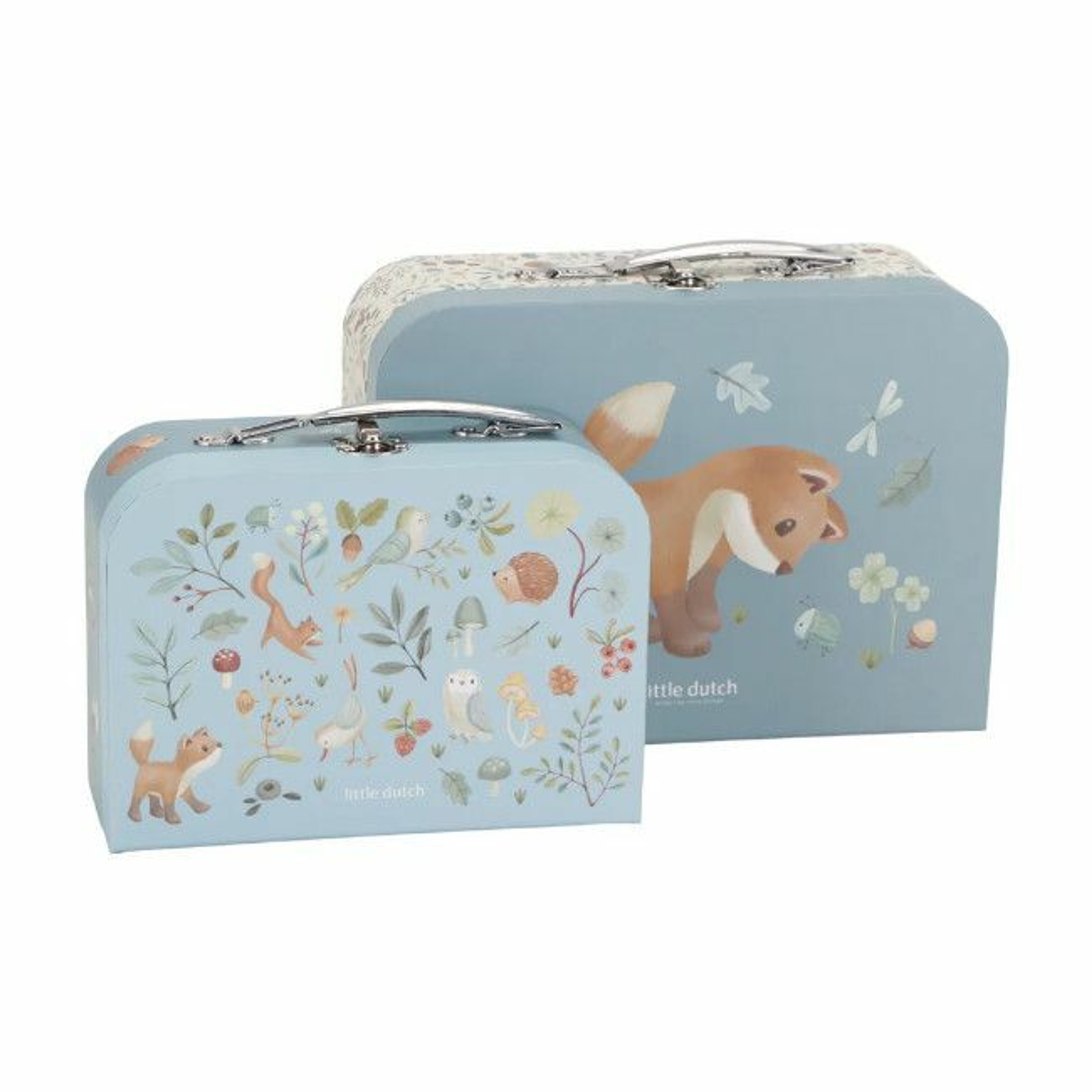 Little Dutch 2 Storage Suitcases Forest Friends LD7244