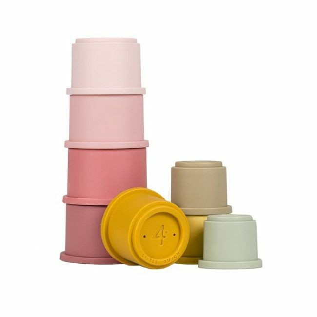 Little Dutch 8 Stacking Cups Pink +12M 2008003