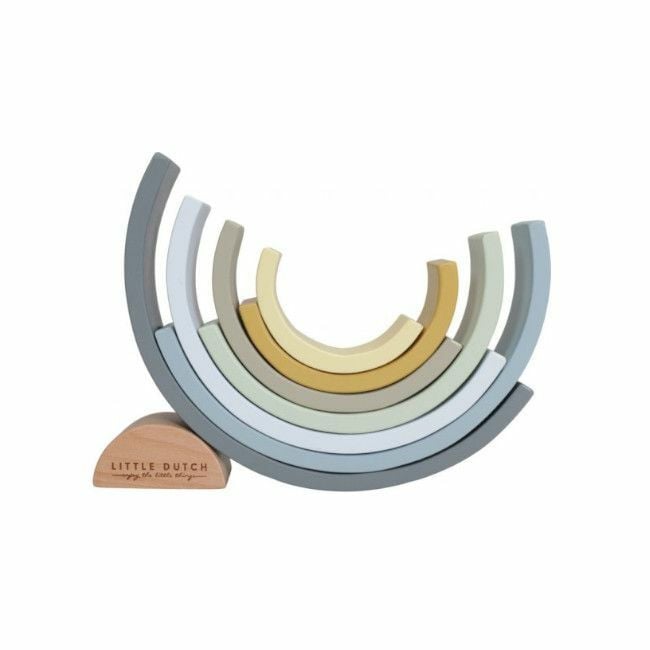 Little Dutch Arco-Íris de Empilhar Azul +12M LD7034