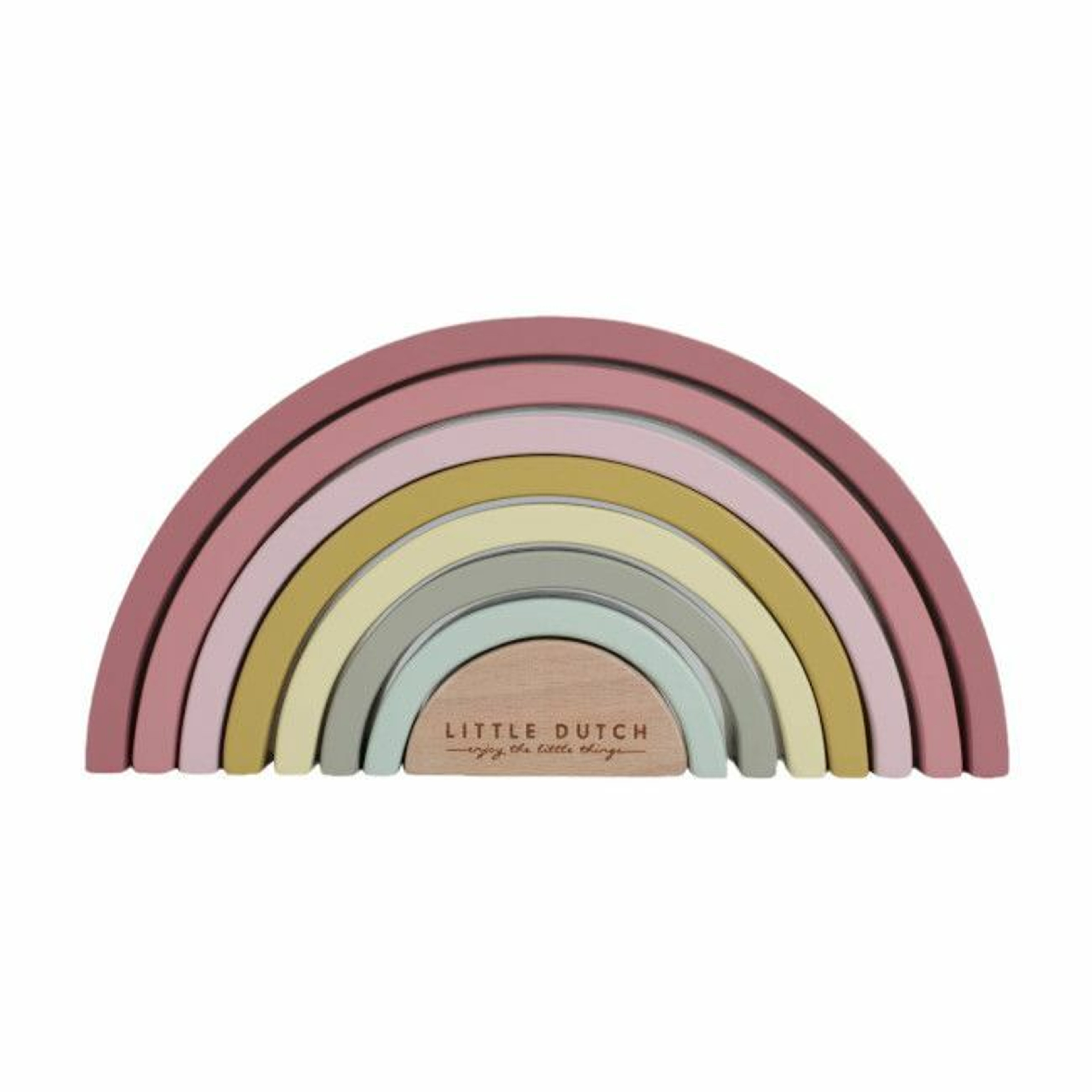 Little Dutch Stacking Rainbow Pink +12M LD7033