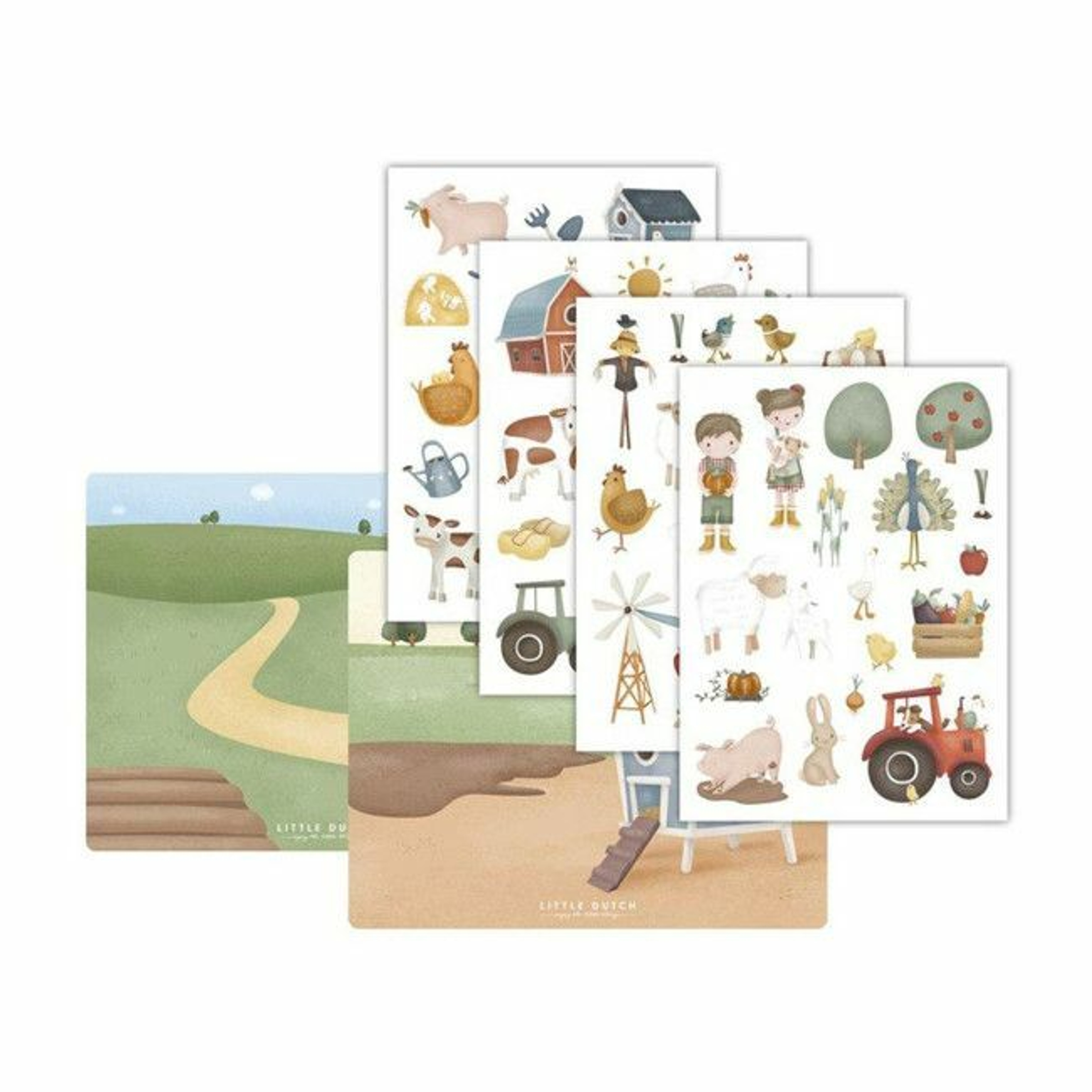 Little Dutch Window Stickers Little Farm +3 Years 125599
