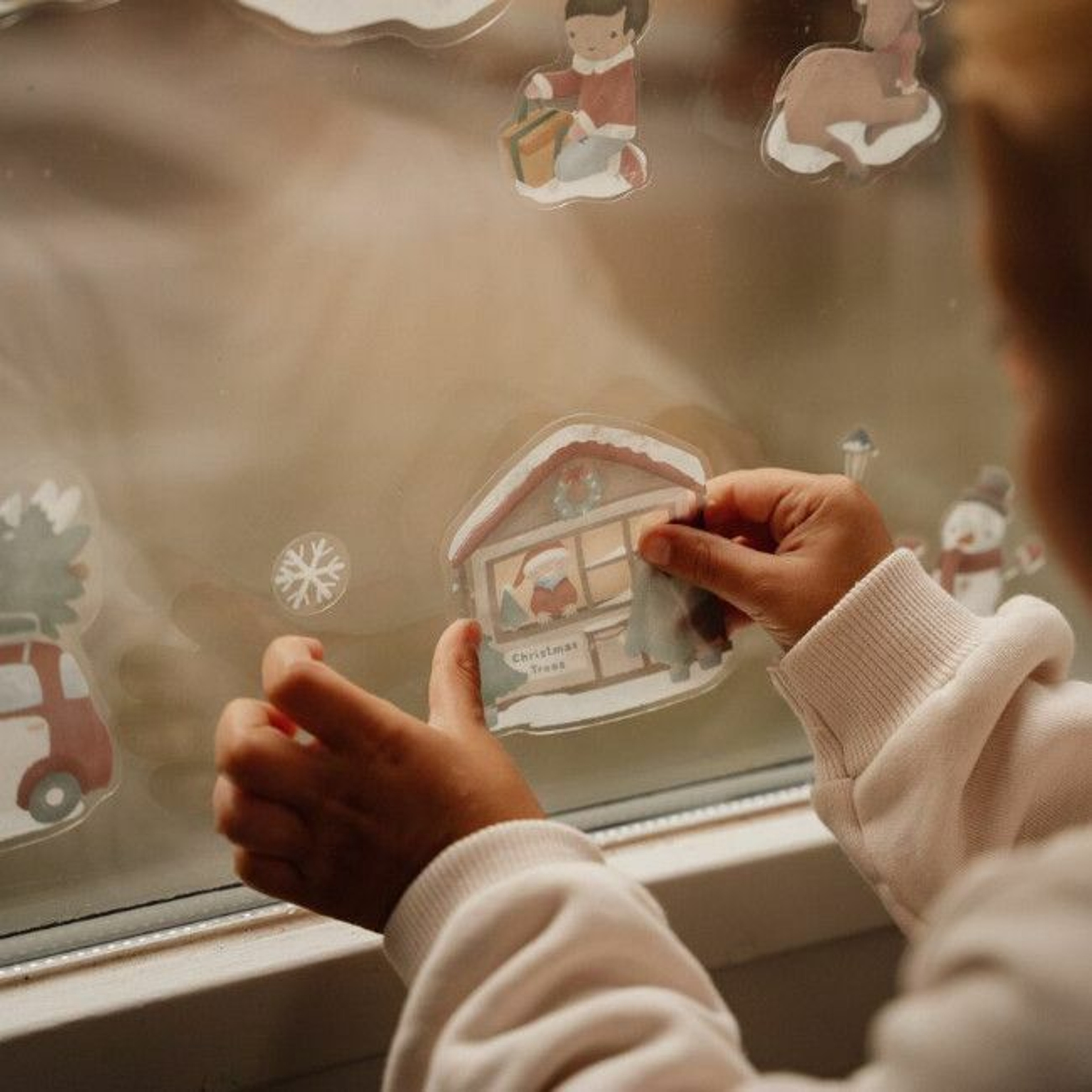 Little Dutch Autocolantes Vidro Natal +3 Anos 121034