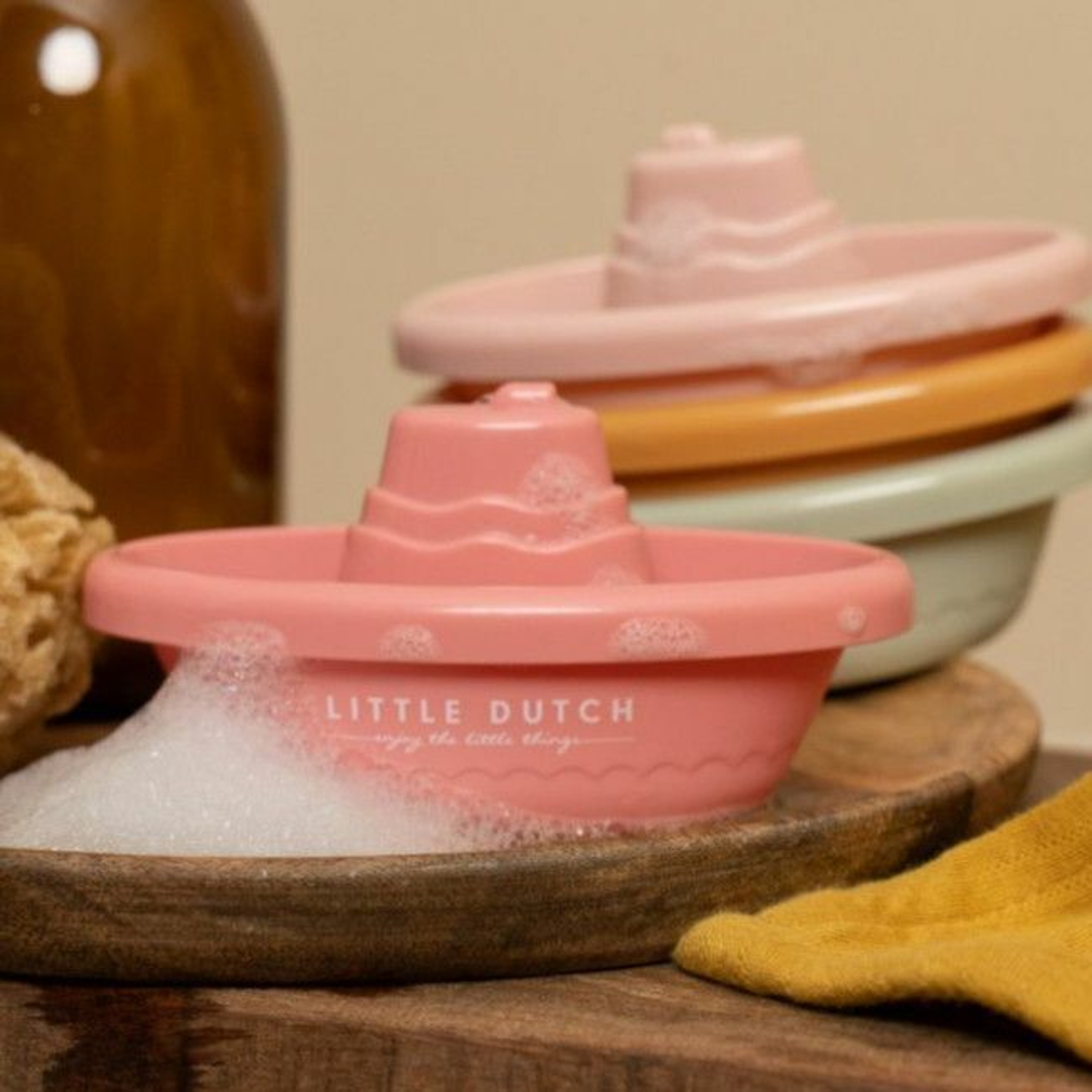 Little Dutch Barcos de Empilhar Rosa +4M 2007437