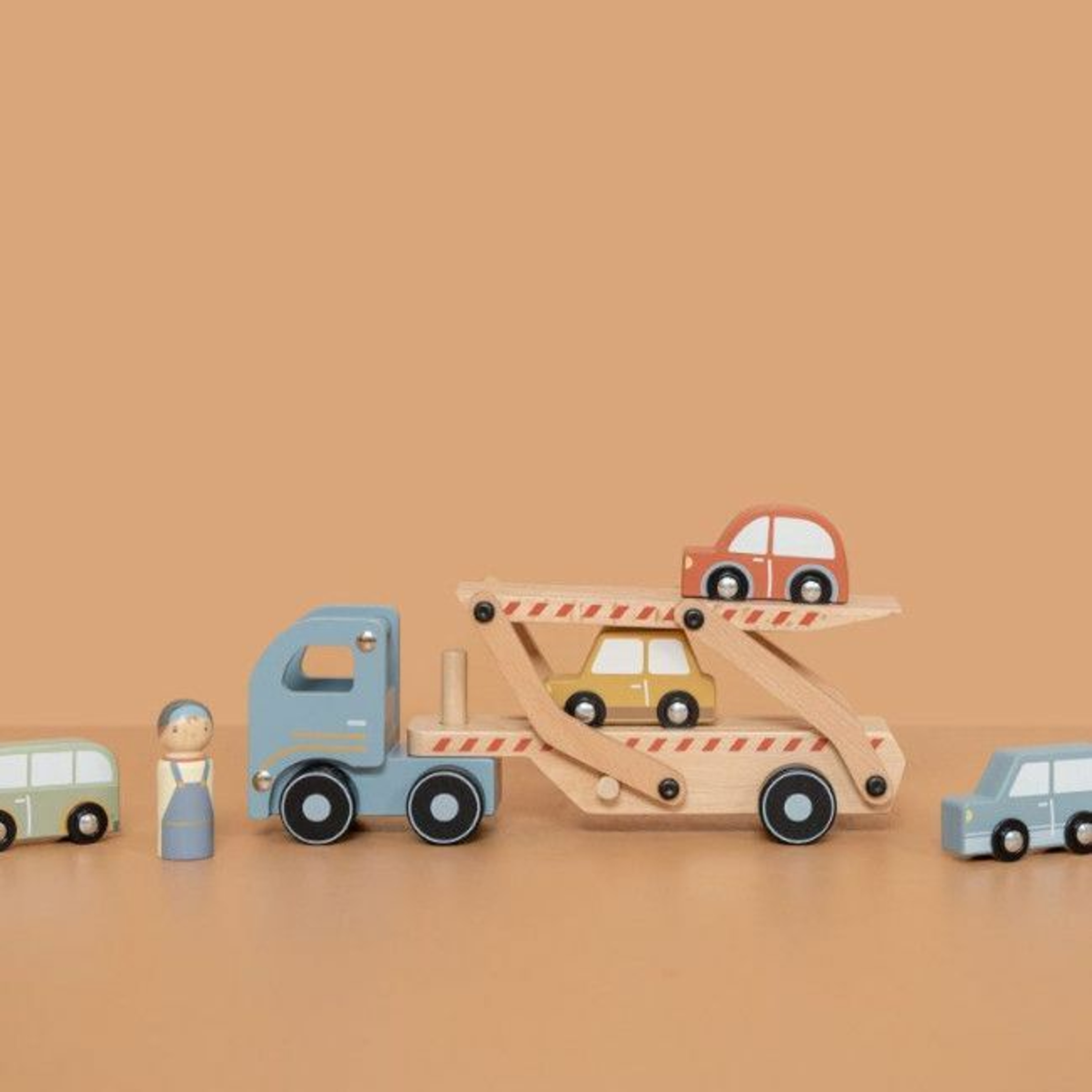 Little Dutch Camião de Reboque em Madeira +18M LD7095