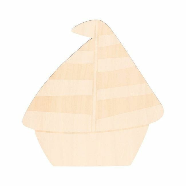 Little Dutch Wooden Wall Lamp Boat LA30523013
